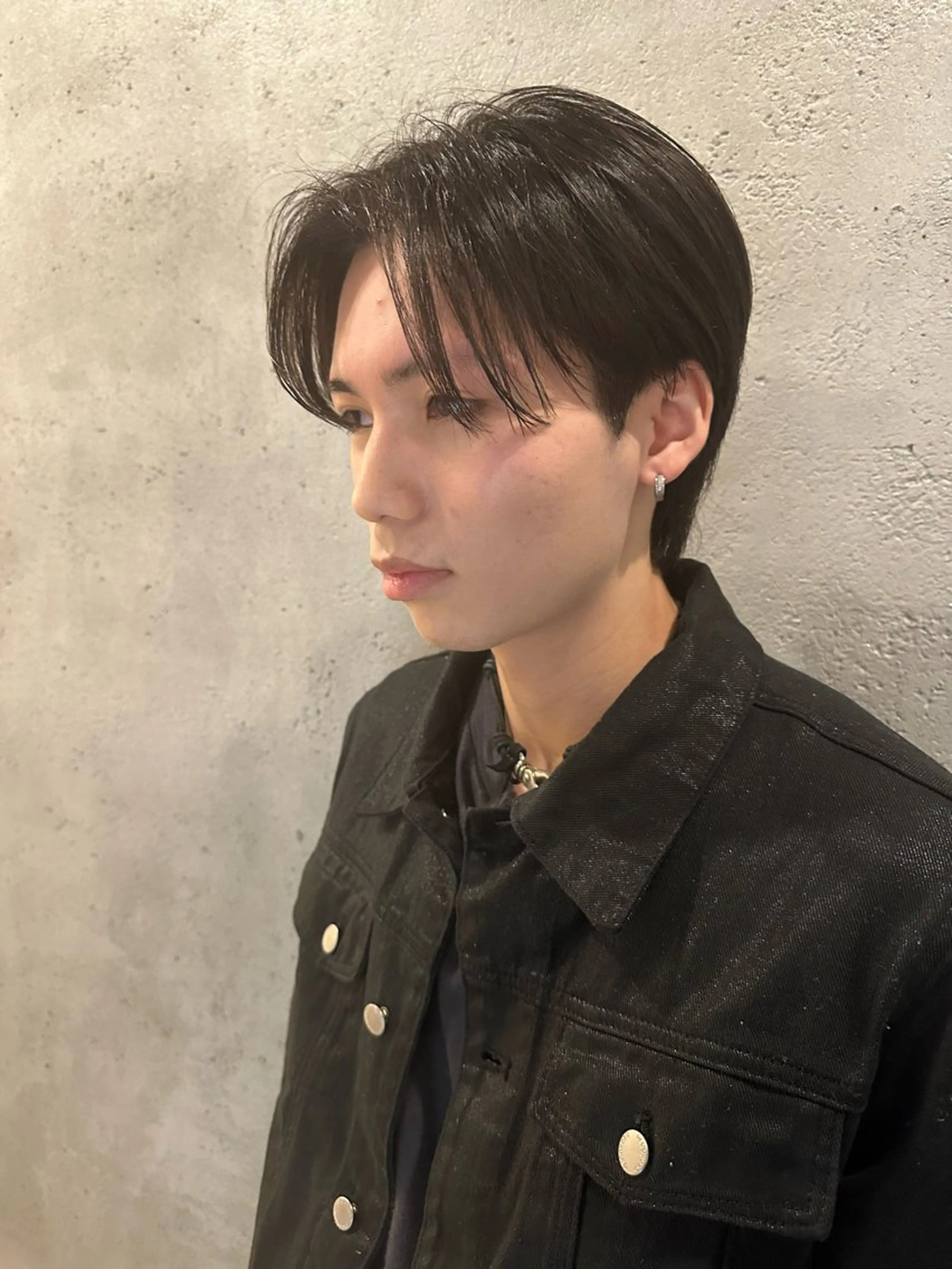 メンズ センターパート メンズ韓国風 カット 溜 一太のヘアスタイル