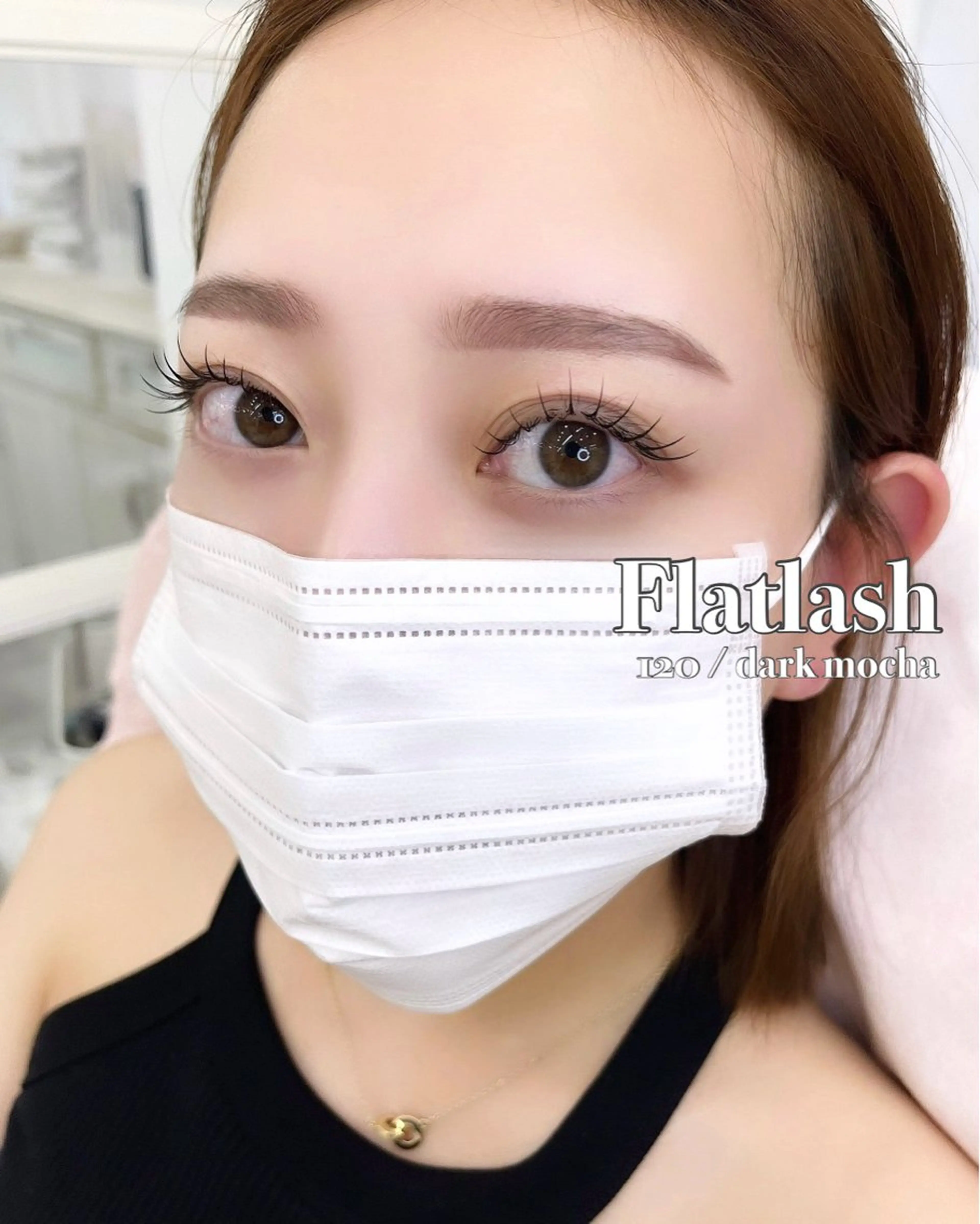 マツエク・マツパ 束感まつ毛 フラットラッシュ マツエク eyelist yuukaのマツエク・マツパデザイン