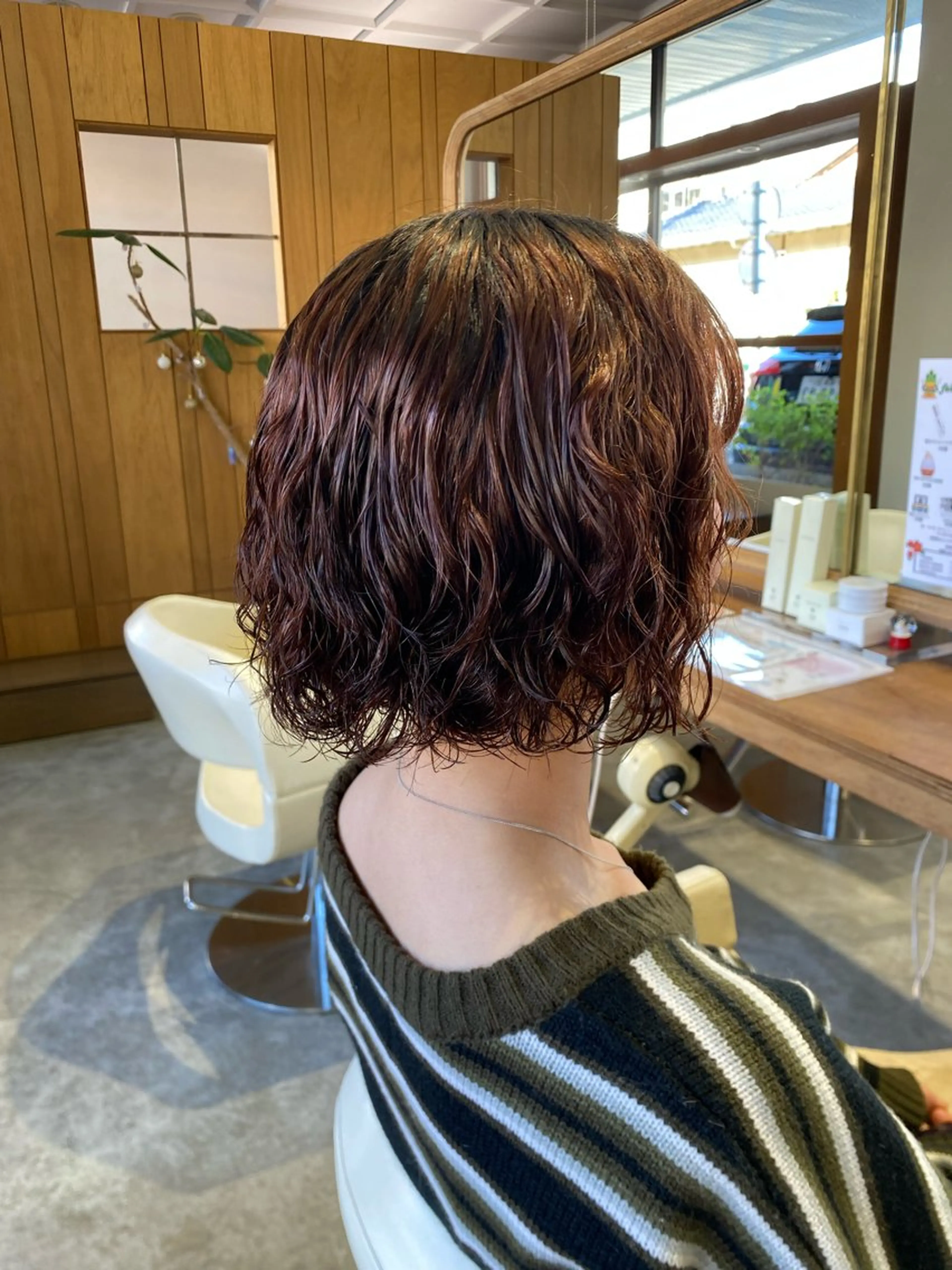 ショート パーマ ボブ カット パーマ fulam所属・MIKU ／fulamのヘアスタイル