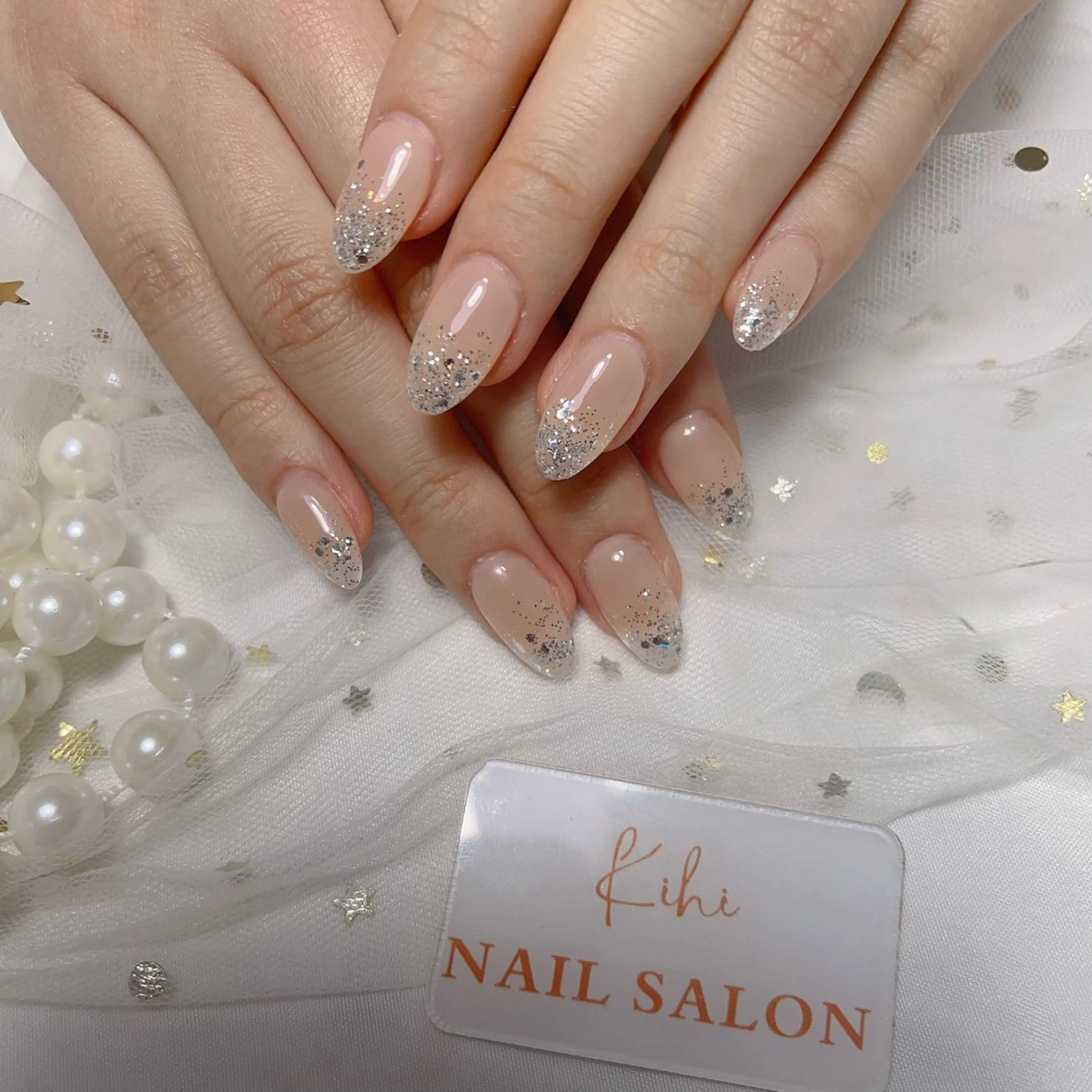 ネイル アートネイル フレンチネイル ジェルネイル グラデーション 韓国ネイル ハンドネイル ハンドケア さくら💮💮 【オフ無料】のネイルデザイン