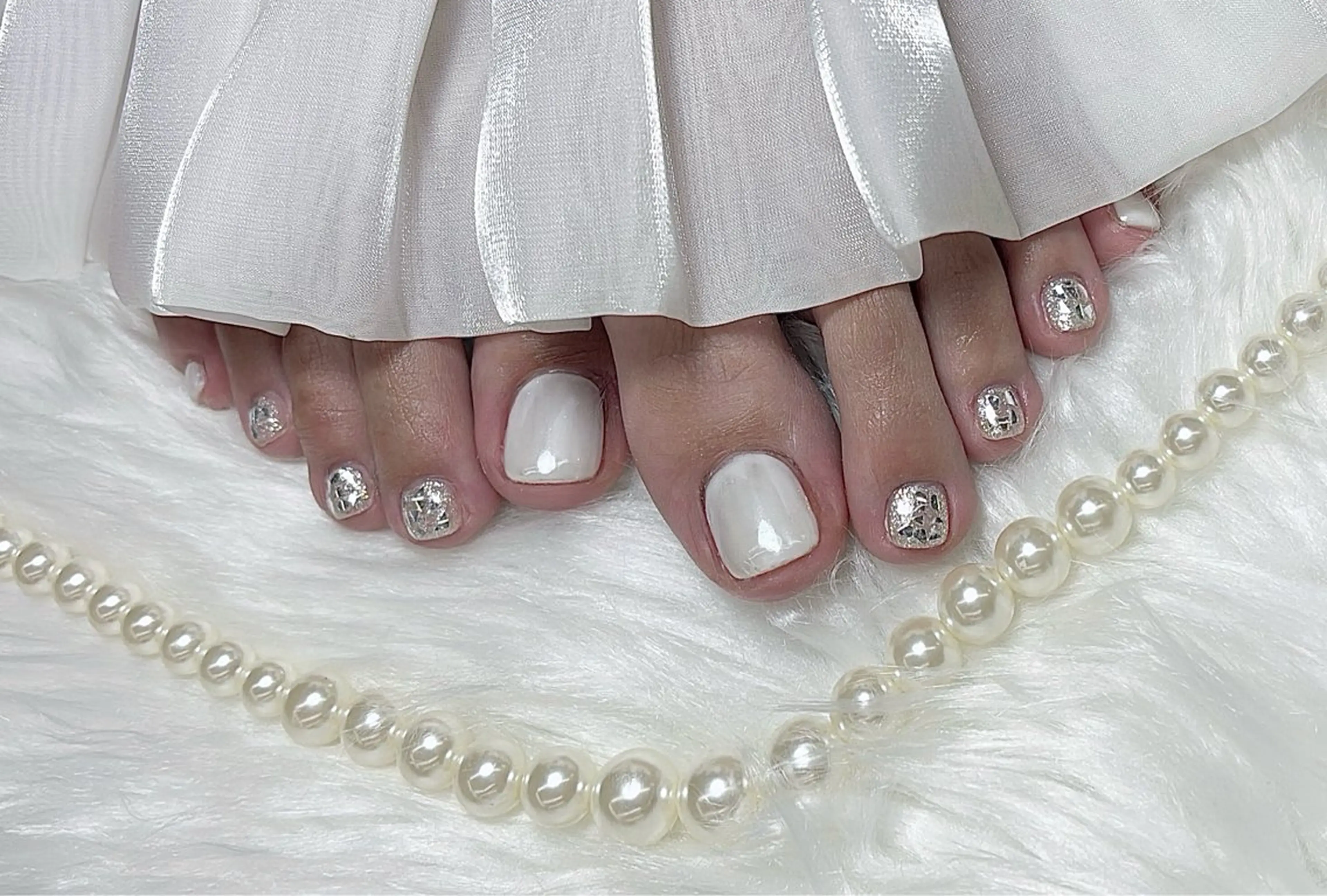 ネイル フットネイル Nhit Nailsのネイルデザイン