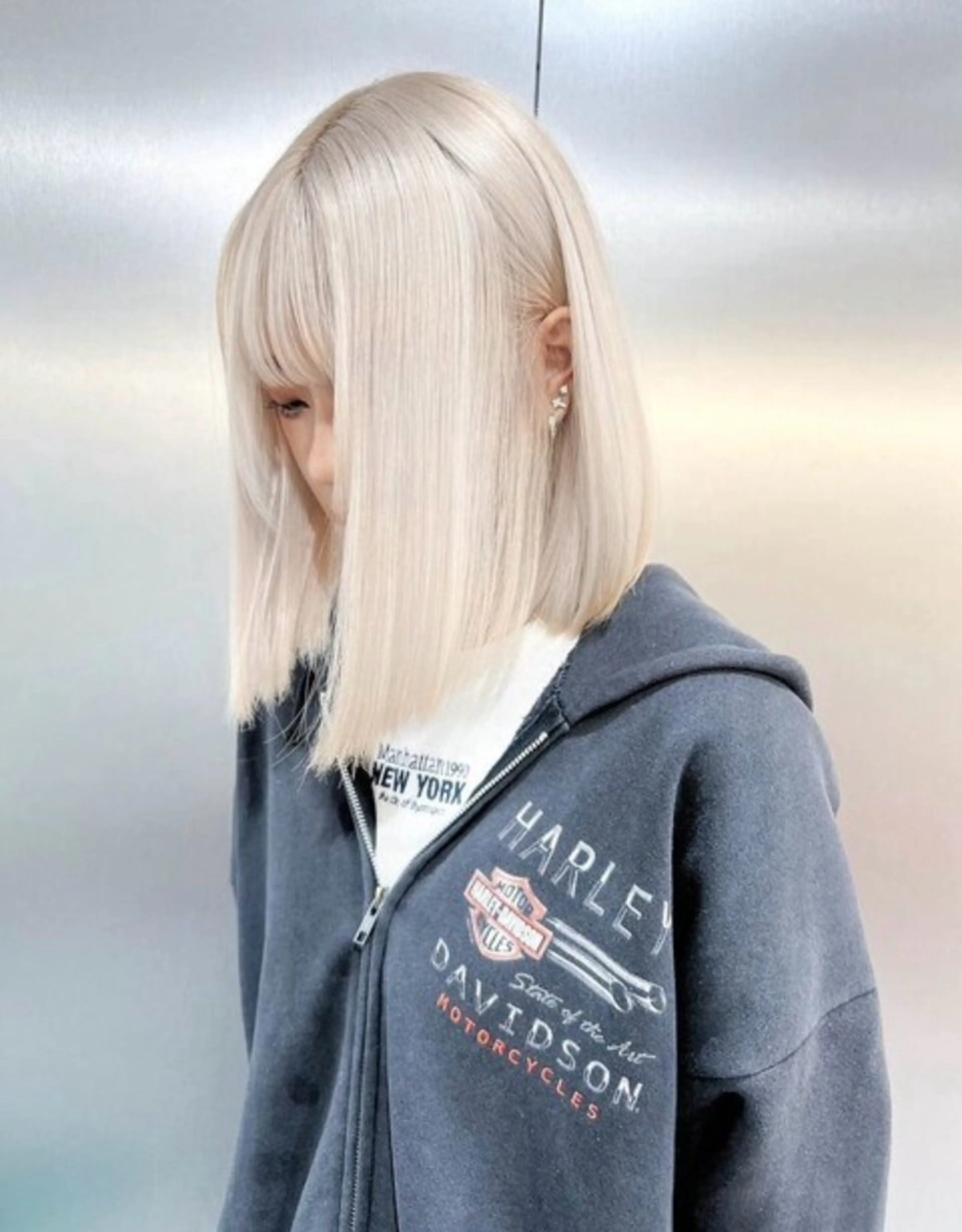 ミディアム ヘアカラー 得能 海翔のヘアスタイル