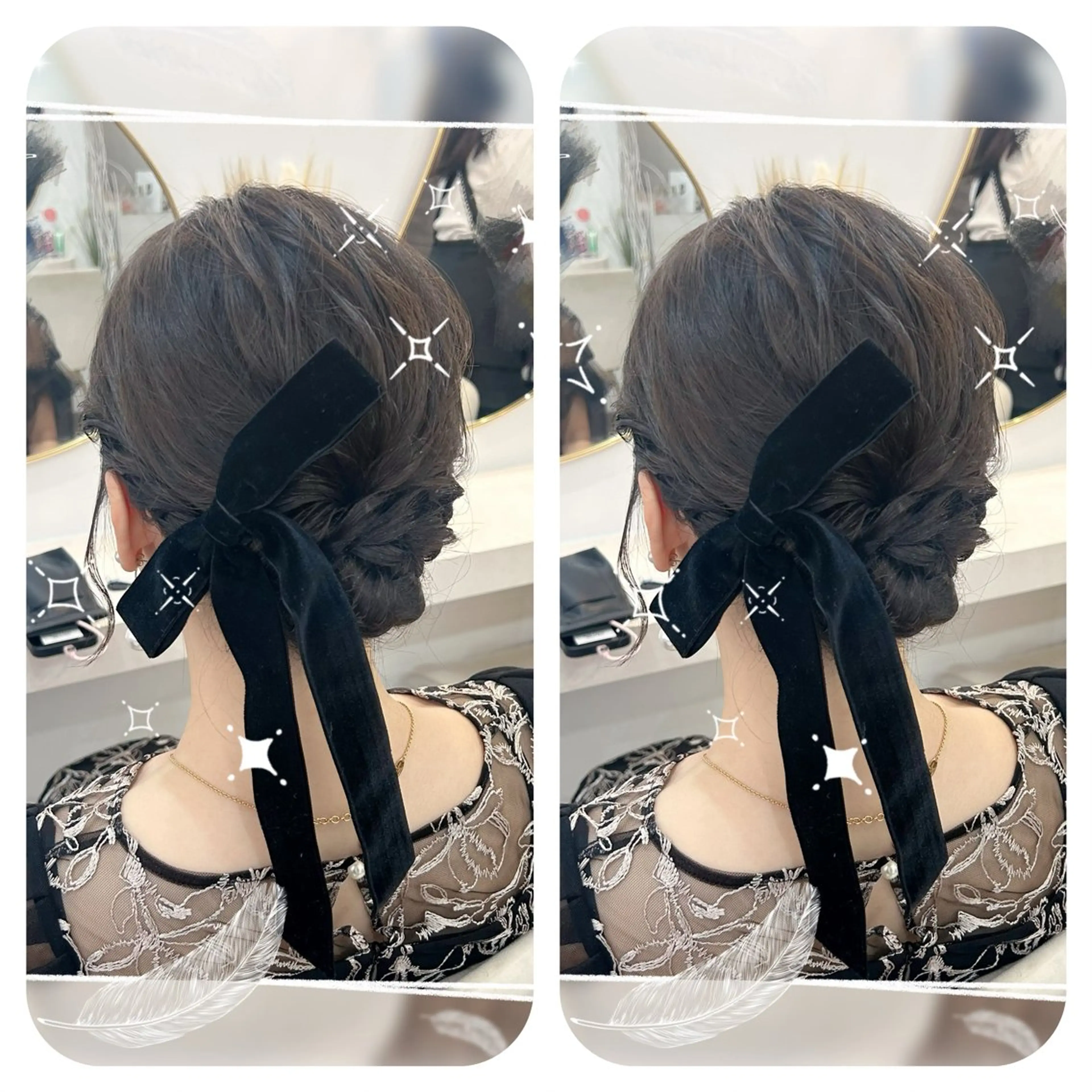 ミディアム ヘアアレンジ ヘアセット 🫧そあん🫧大宮 カットモデル様募集中のヘアスタイル