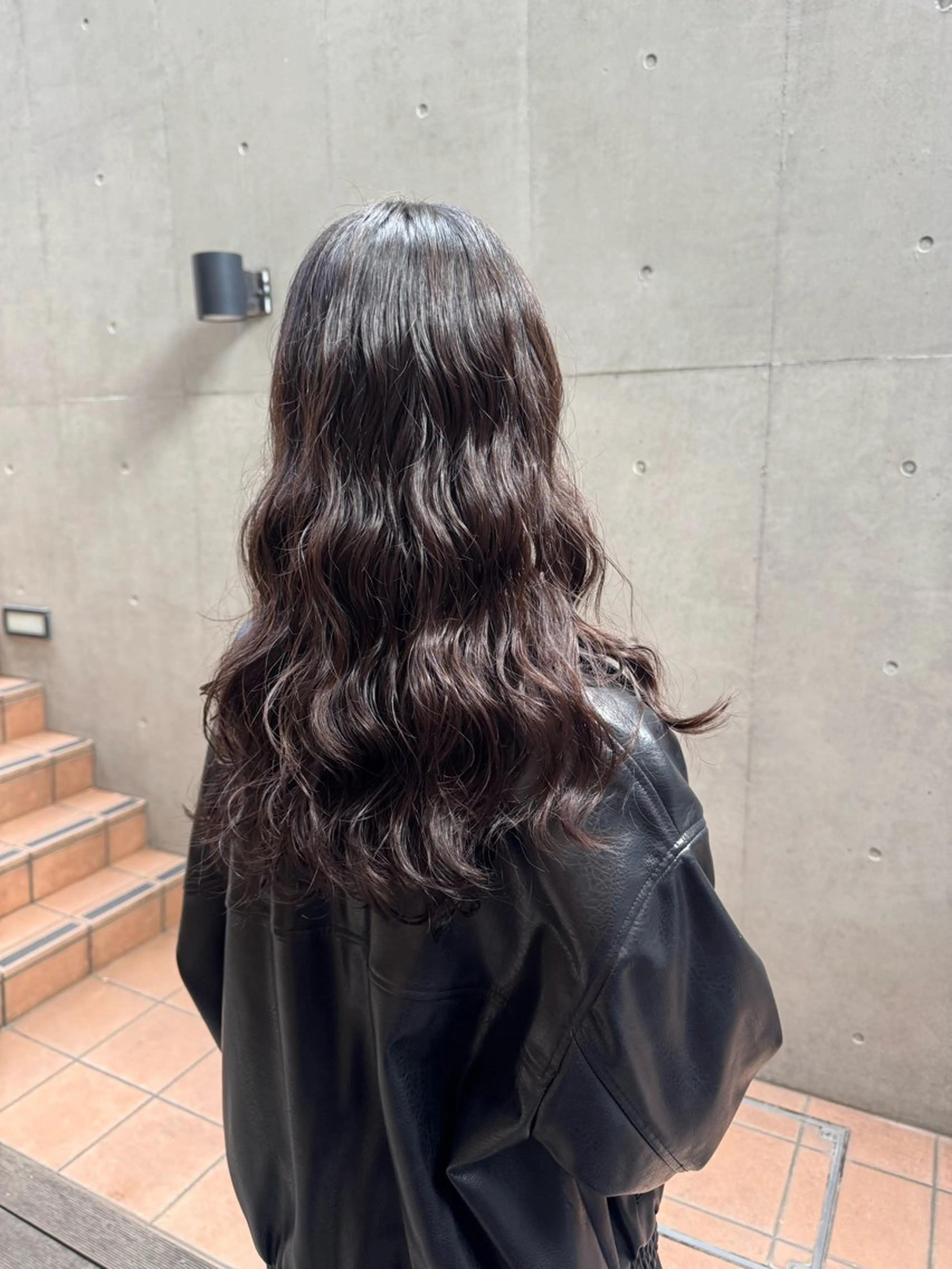 ミディアム パーマ カット パーマ 大橋 芽衣のヘアスタイル