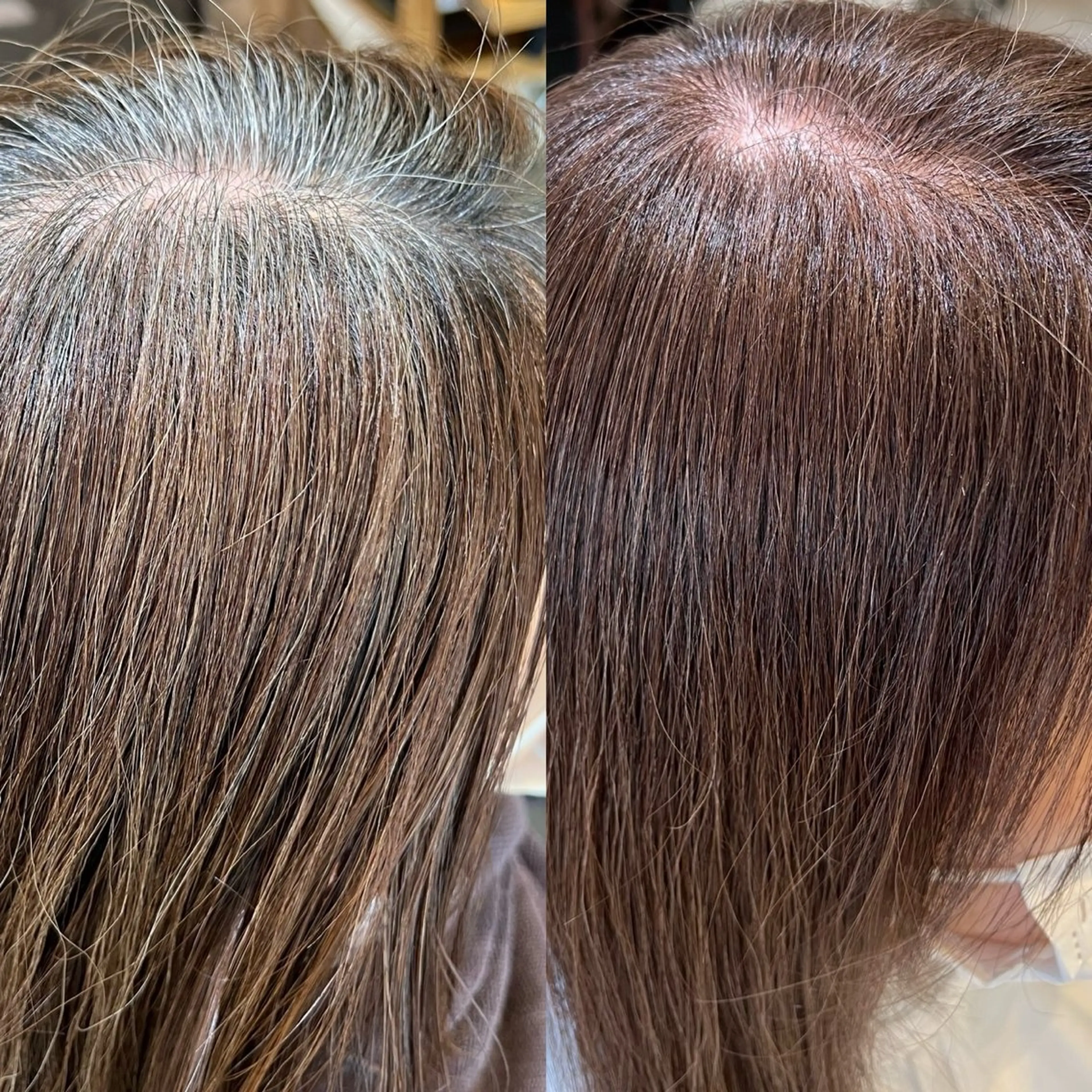 セミロング 髪質改善透明感カラー ayukaのヘアスタイル