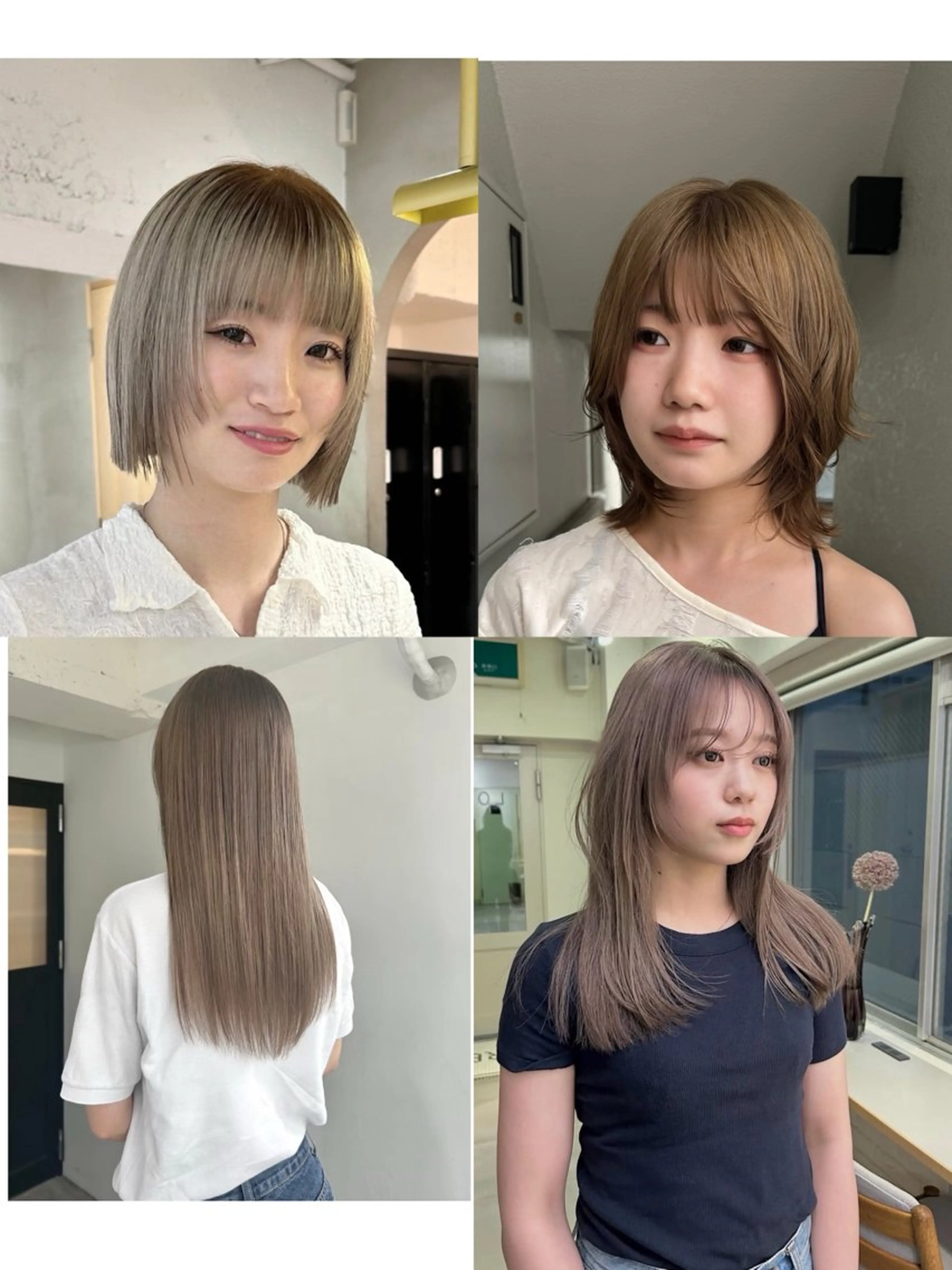 ロング カラー ベージュカラー ブリーチ 透明感カラー ヘアカラー 透明感×レイヤーカッ ト🌼kiraraのヘアスタイル