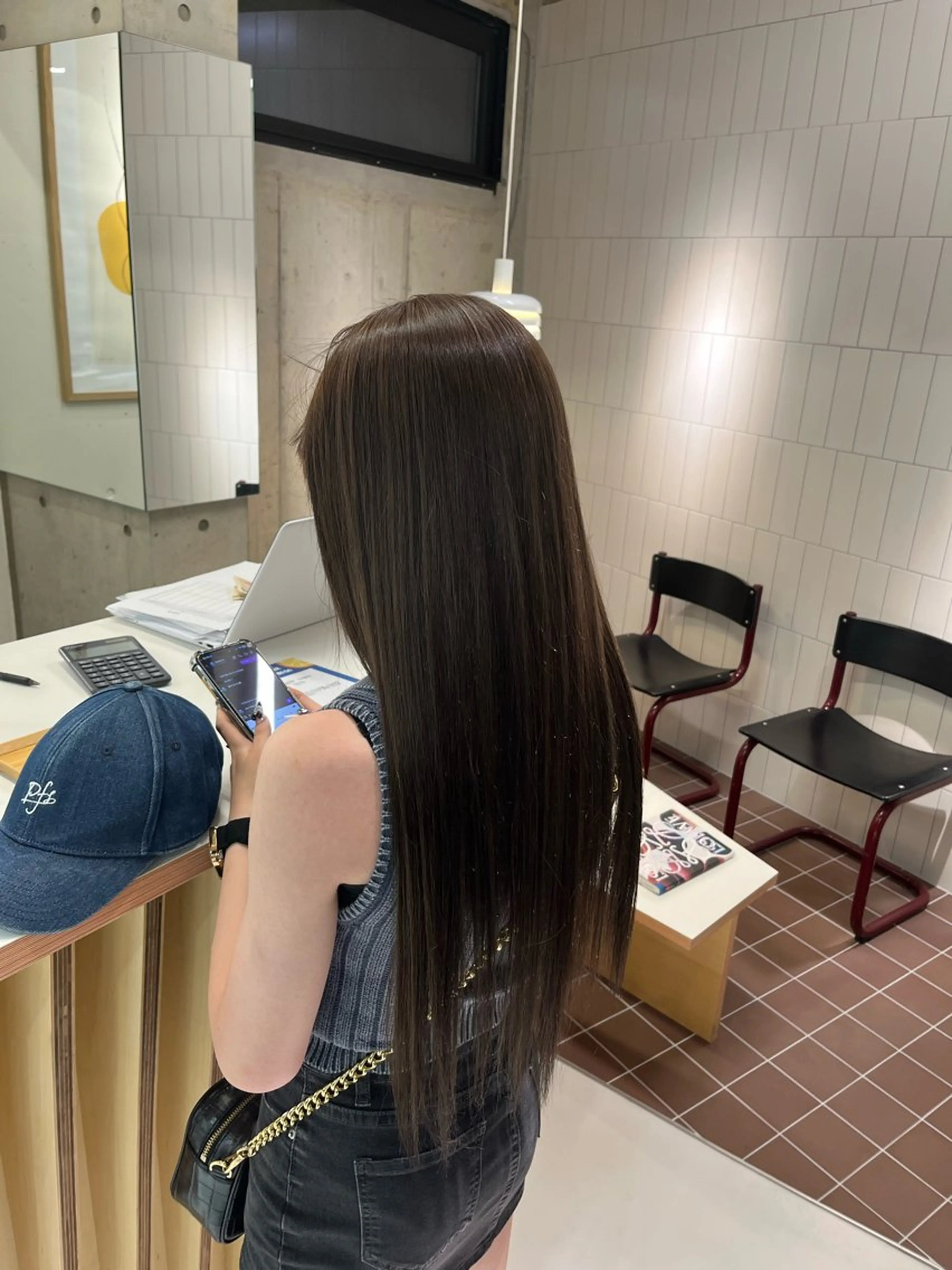 ロング 髪質改善 韓国風ヘア ヘアカラー トリートメント nagi所属・横田直也／韓国風 レイヤーカット／千種のヘアスタイル