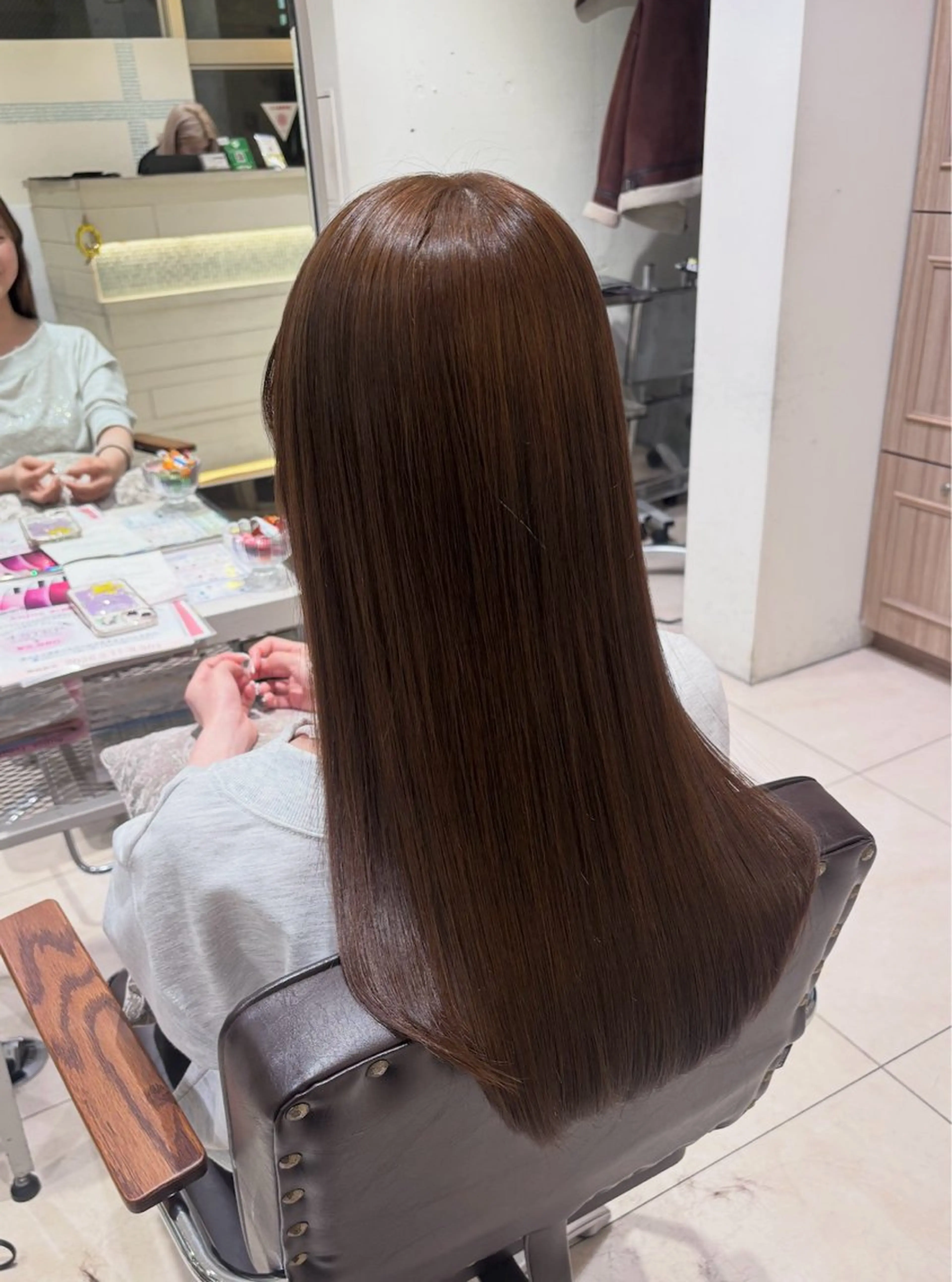 ロング カラー ベージュカラー カット ヘアカラー トリートメント 艶カラー🌟髪質改善 髙畑爽のヘアスタイル