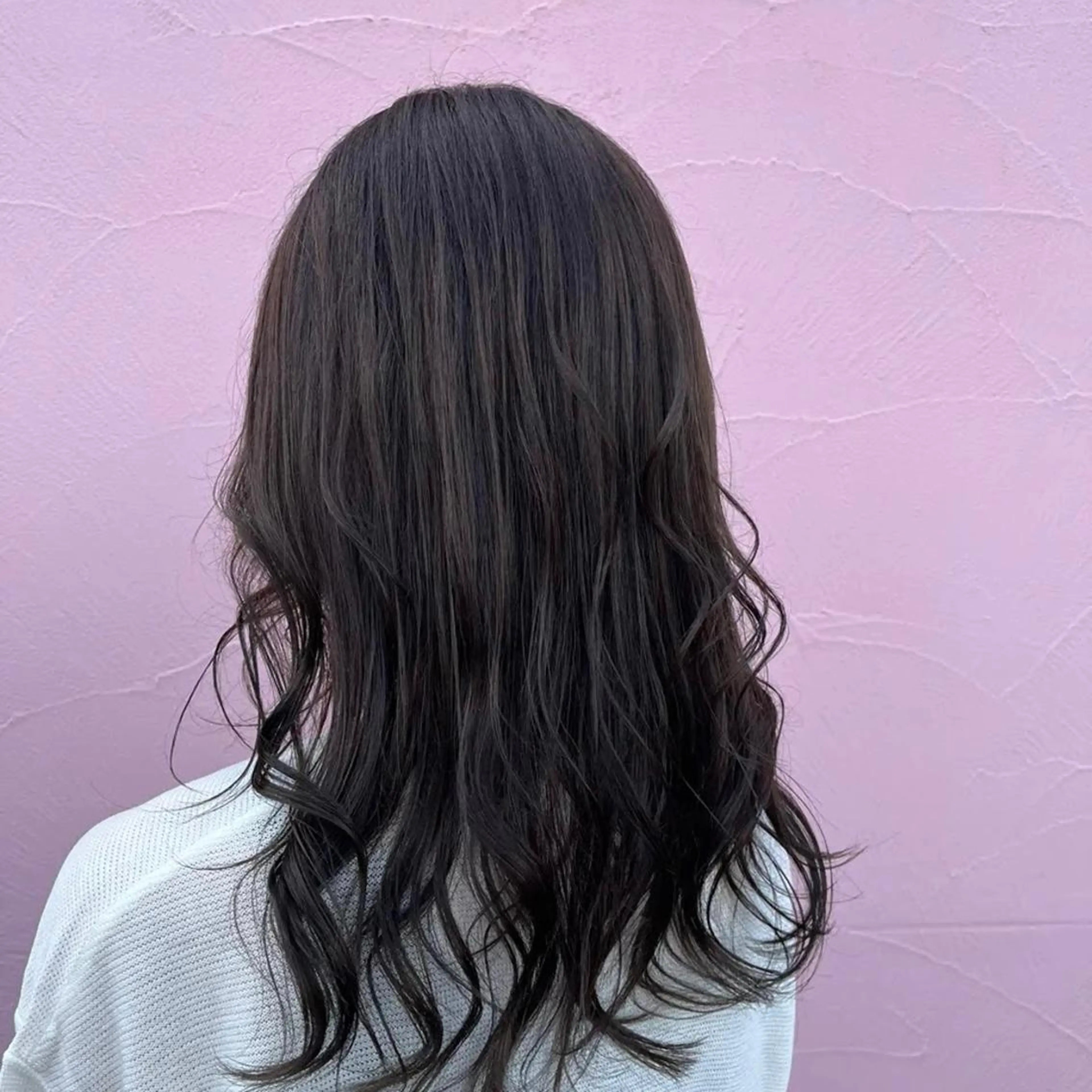 ロング カラー ブラウンカラー オリーブブラウン フルールドソレイユ所属・♡ナナコ♡ レイヤー/艶髪のヘアスタイル