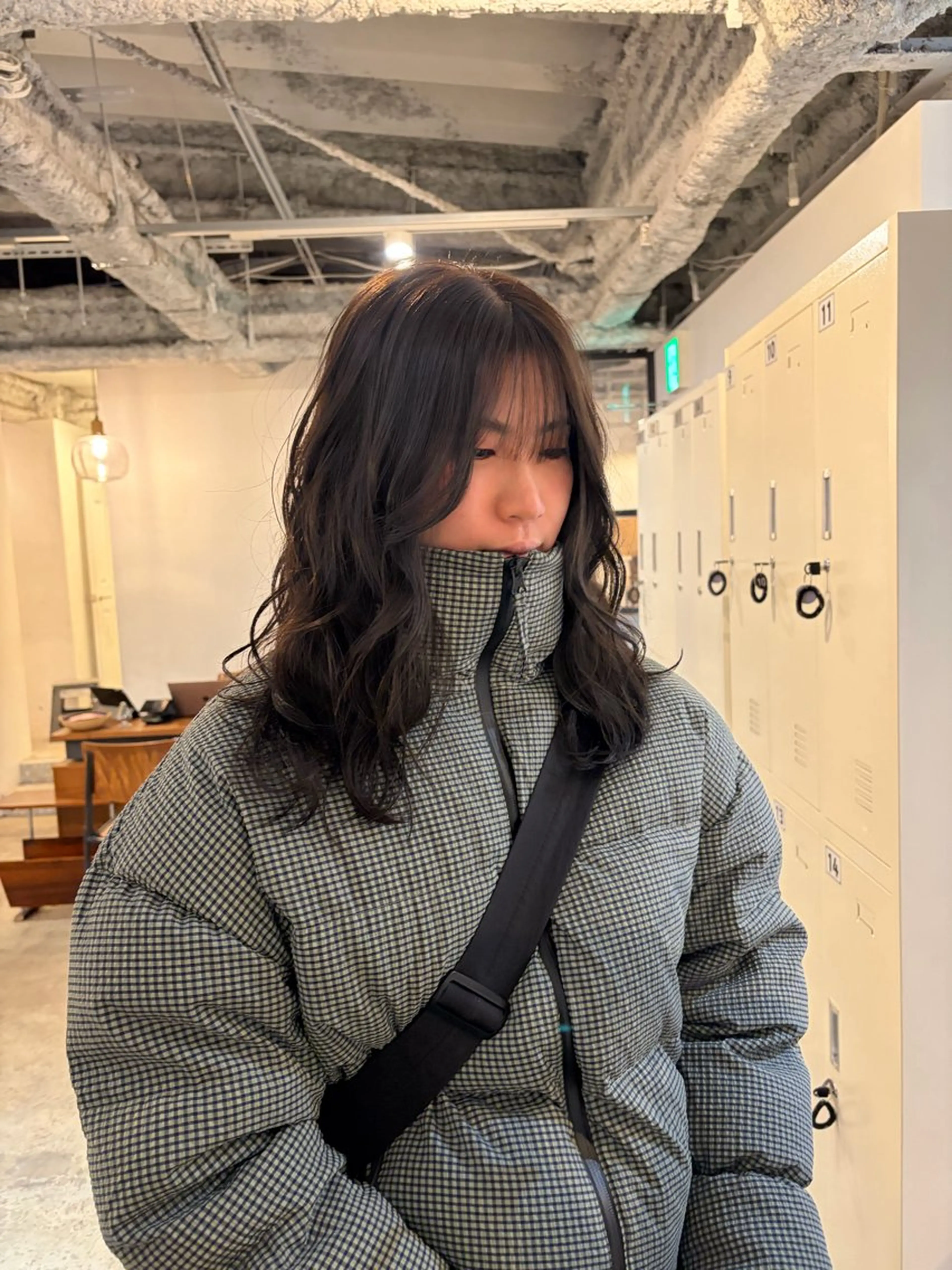 ミディアム カット 🧣misaki 透明感カラー🧣のヘアスタイル