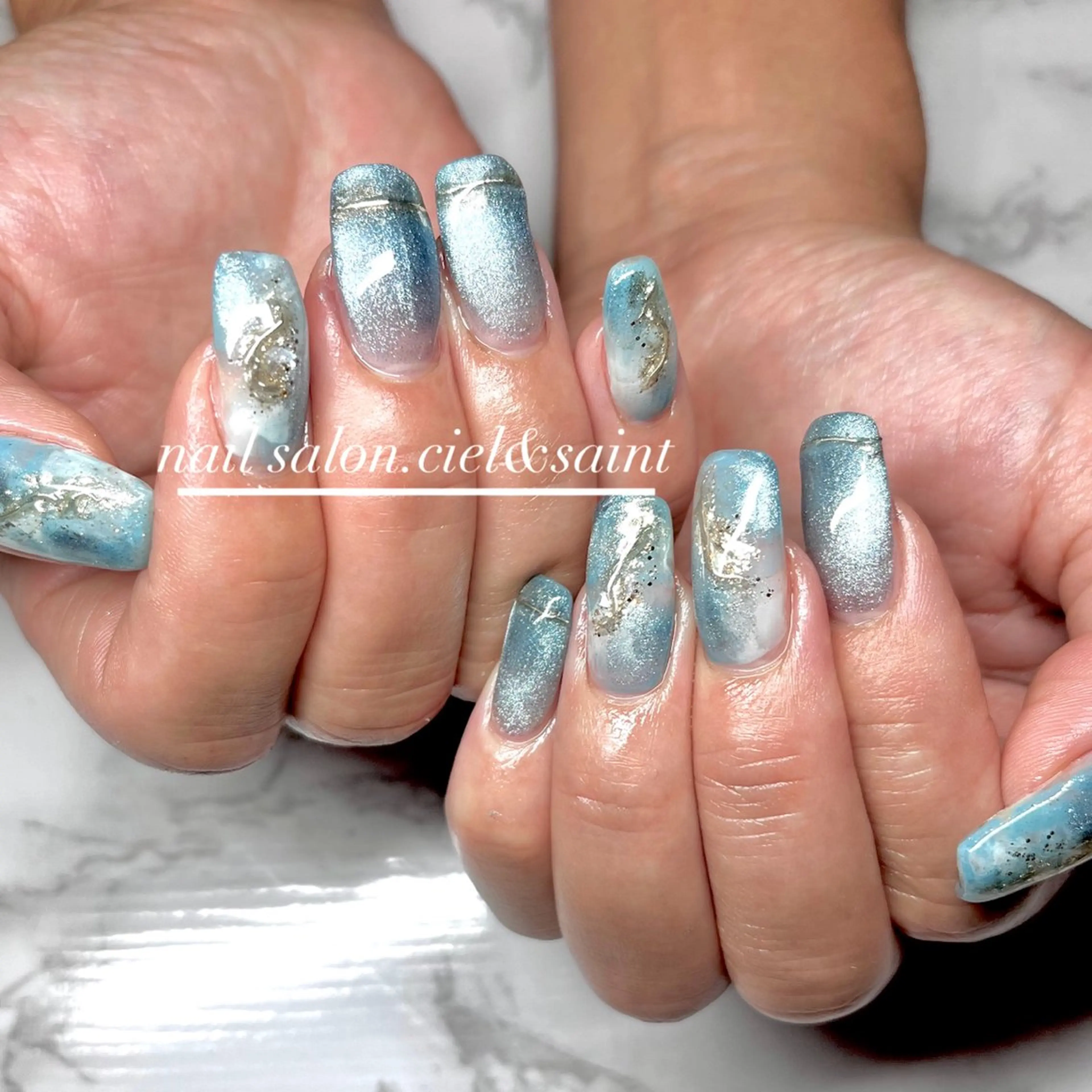 ネイル ハンドネイル nail salon ciel&saintのネイルデザイン