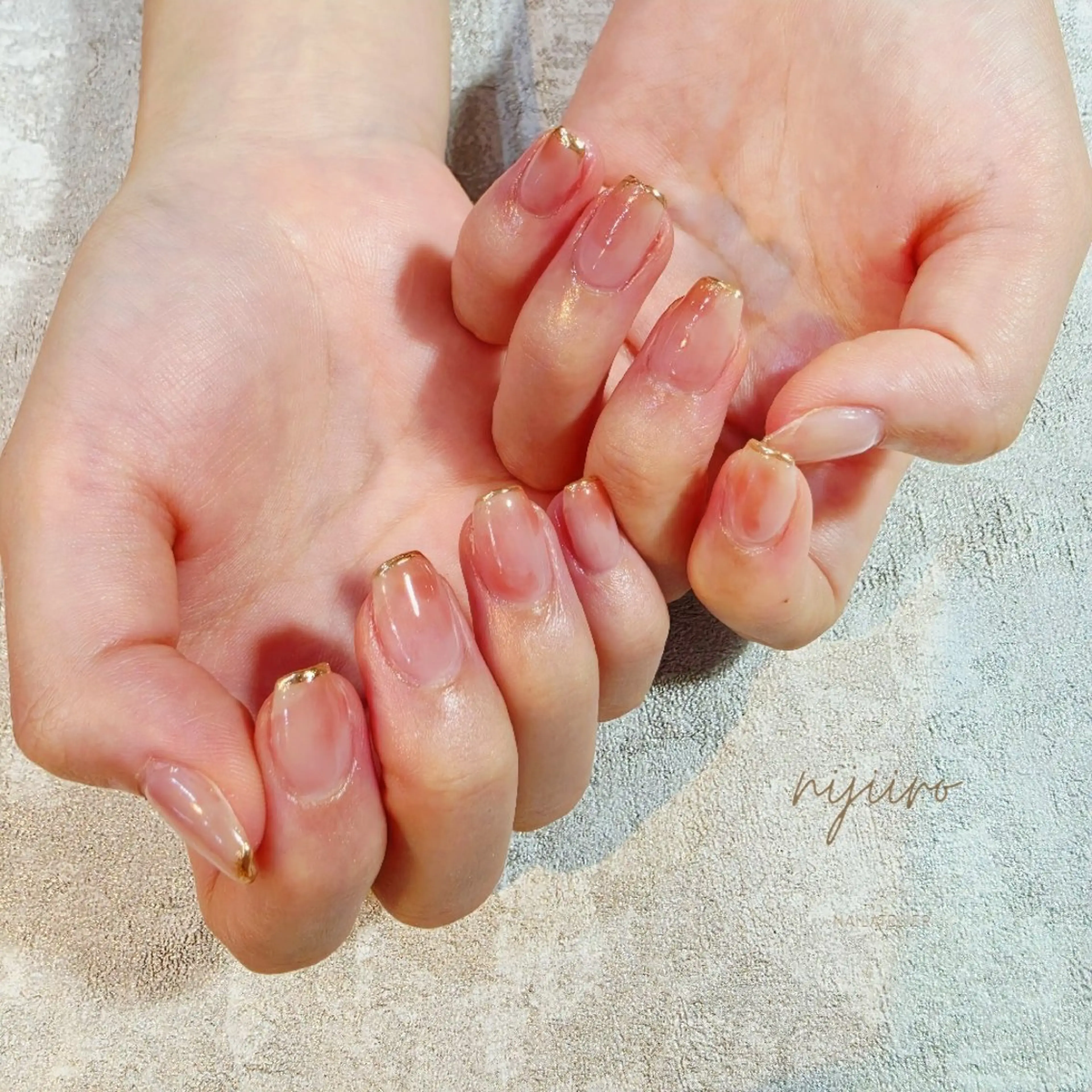ネイル ハンドネイル nailatelier nijiiro.所属・nijiiro🌈 サトウのネイルデザイン
