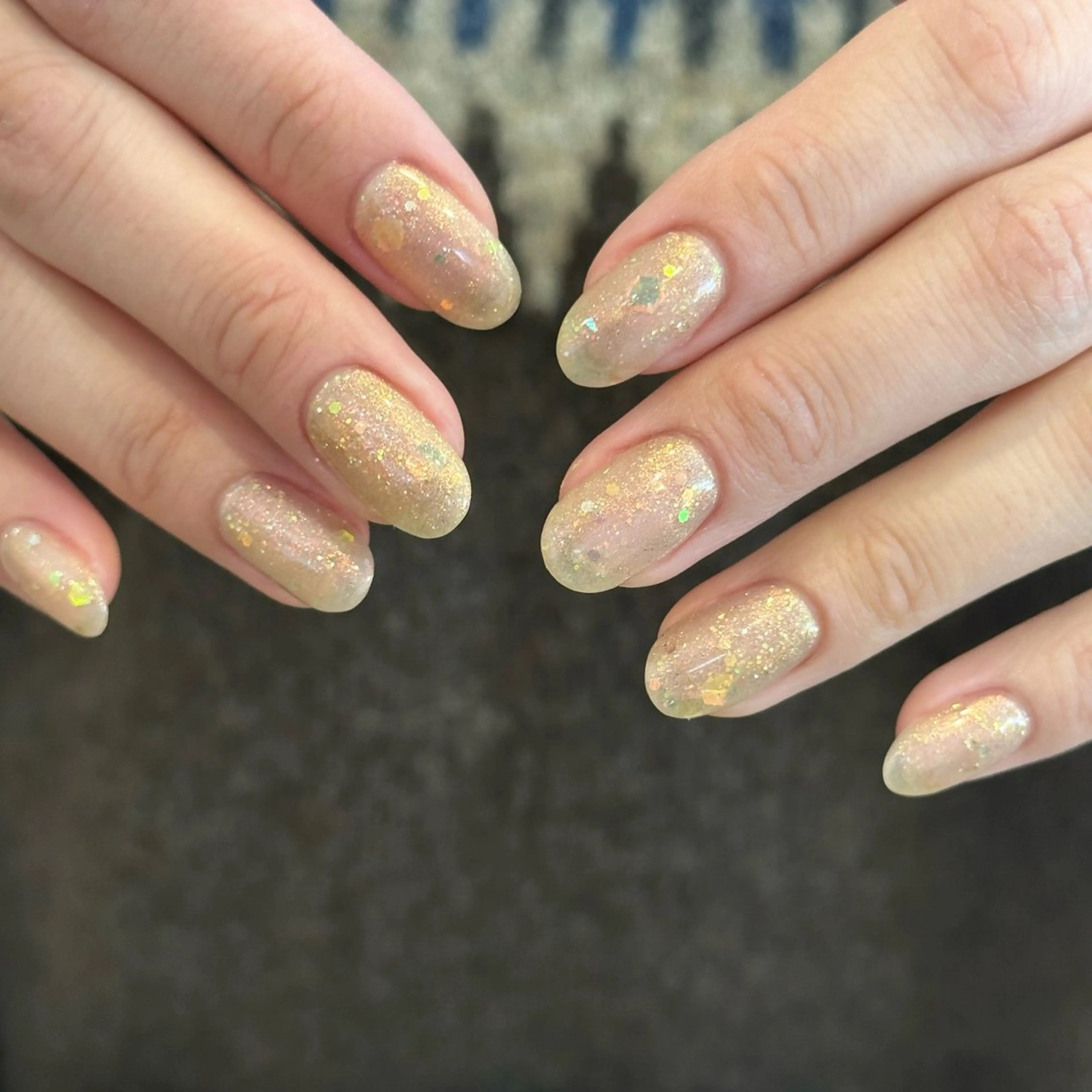 ネイル ラメ(グリッター) ハンドネイル NINE_ SAKIのネイルデザイン