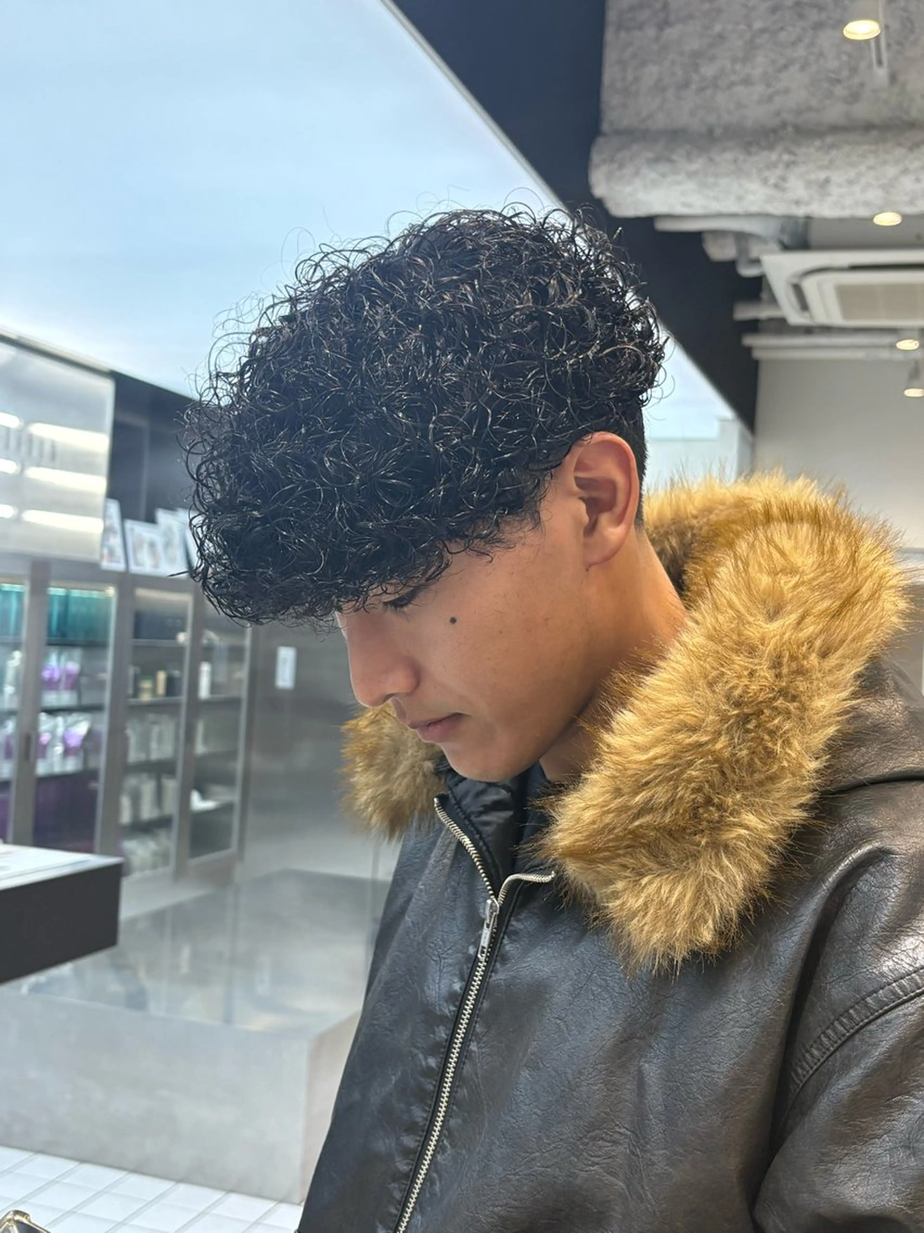 パーマ メンズ カット パーマ トリートメント fifth 武正 琉生のヘアスタイル