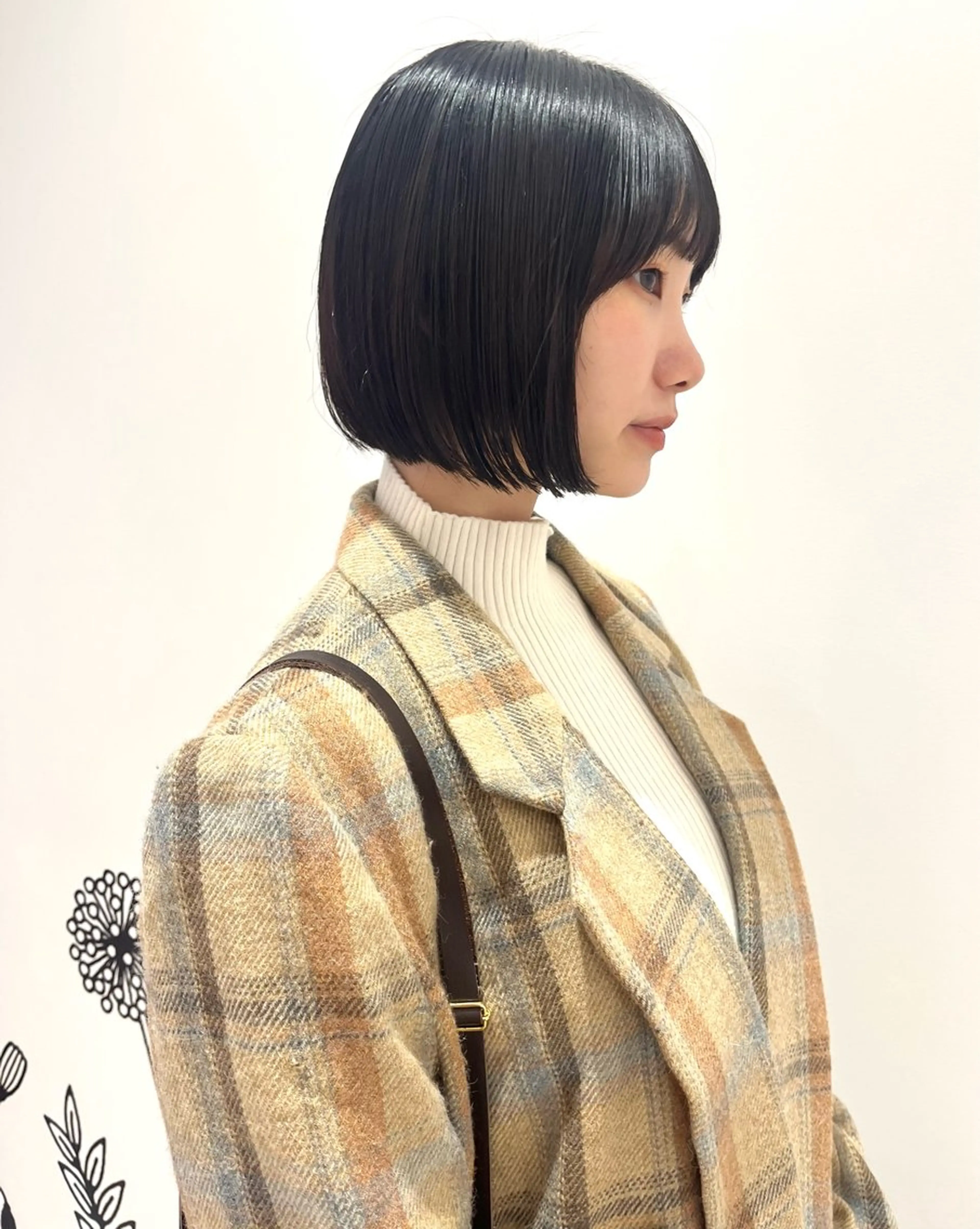 ショート カラー ヘアアレンジ ボブ 似合わせカット カット ヘアカラー トリートメント ヘアセット 🌷ボブ/髪質改善 ストレートのヘアスタイル