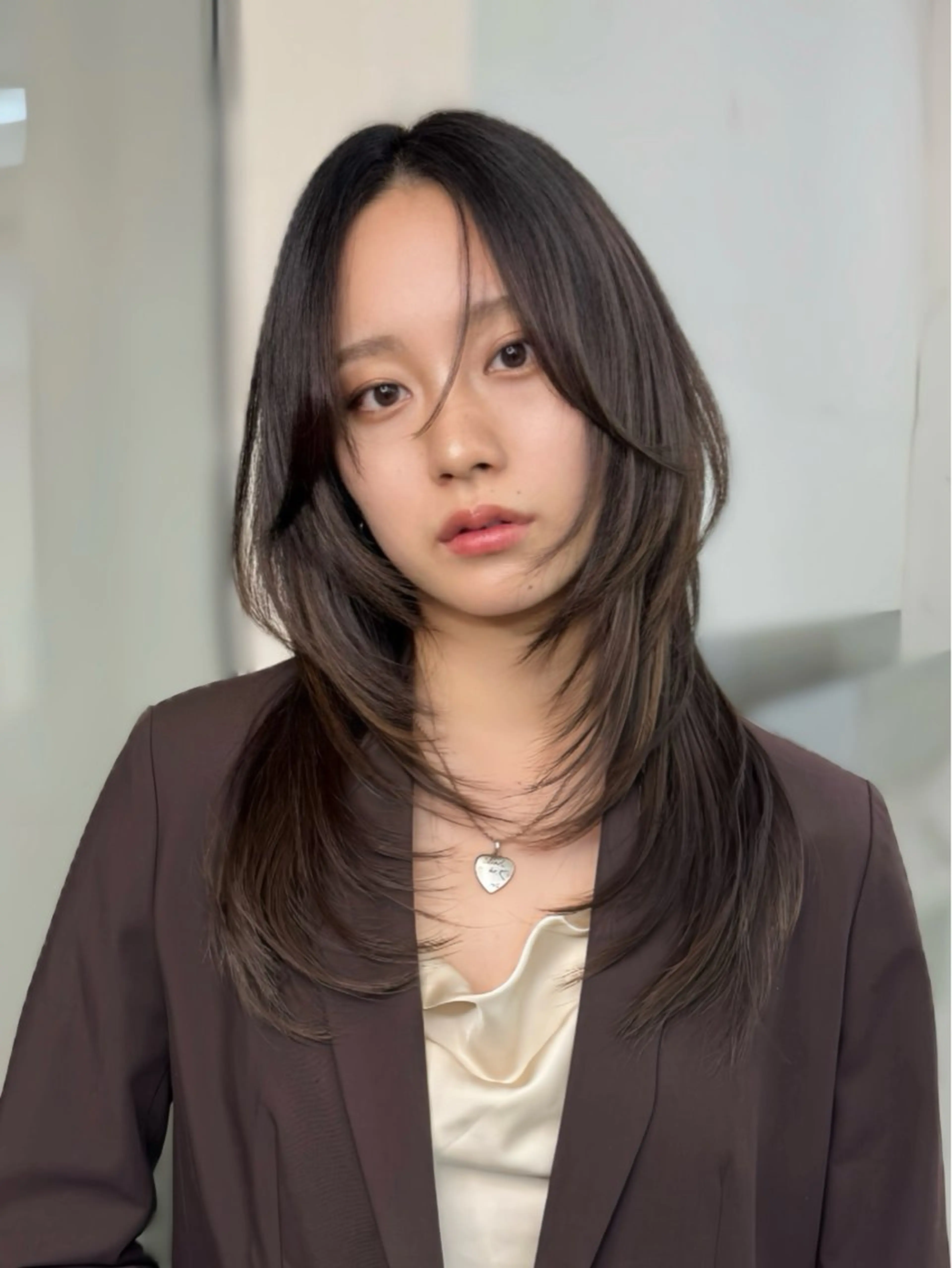 ロング カラー カット 縮毛矯正 トリートメント 🦋韓国系指名No1 店長/圓山 祐也🦋のヘアスタイル