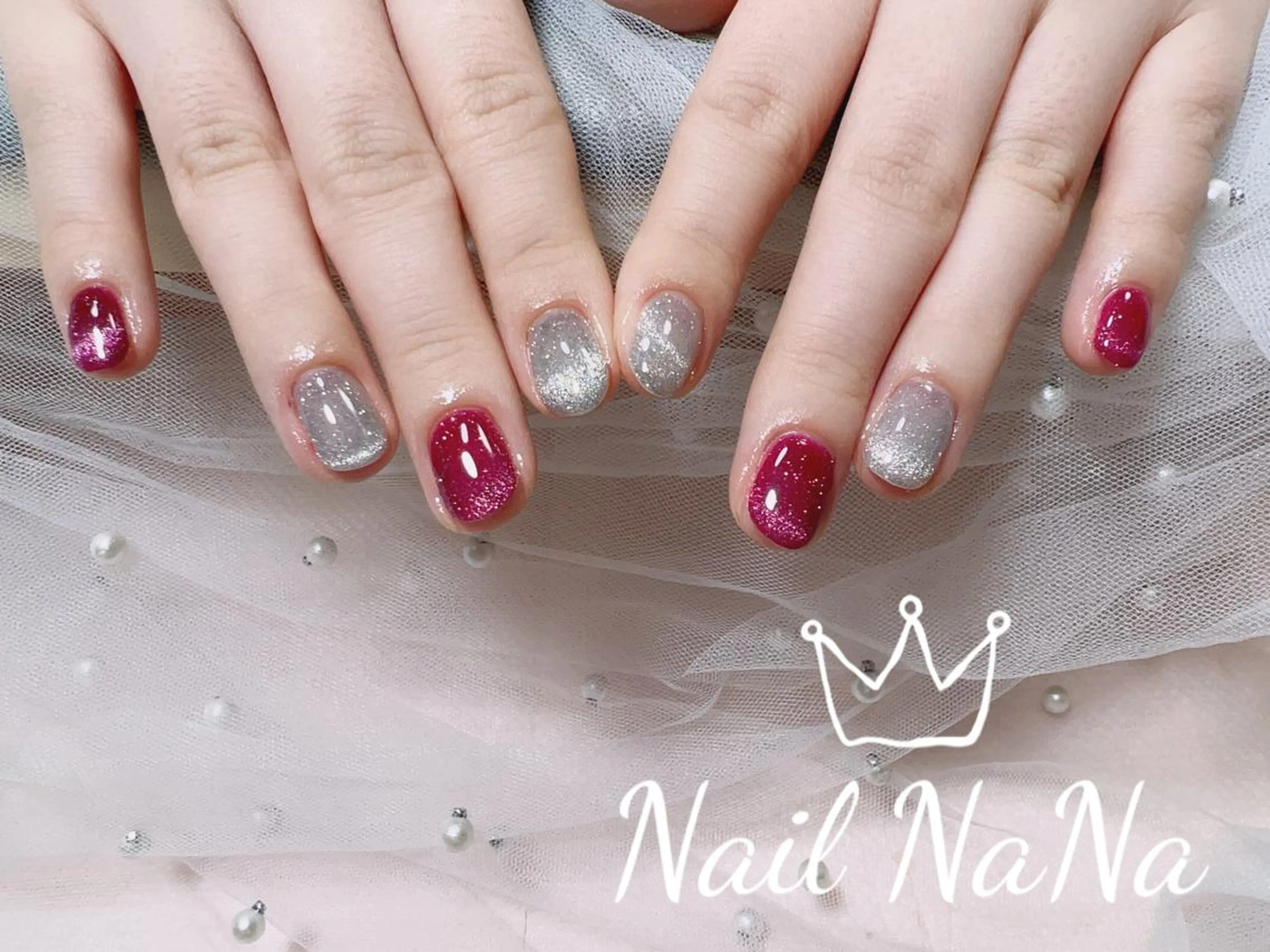 ショート カラー ネイル ハンドネイル Nail NaNaのネイルデザイン