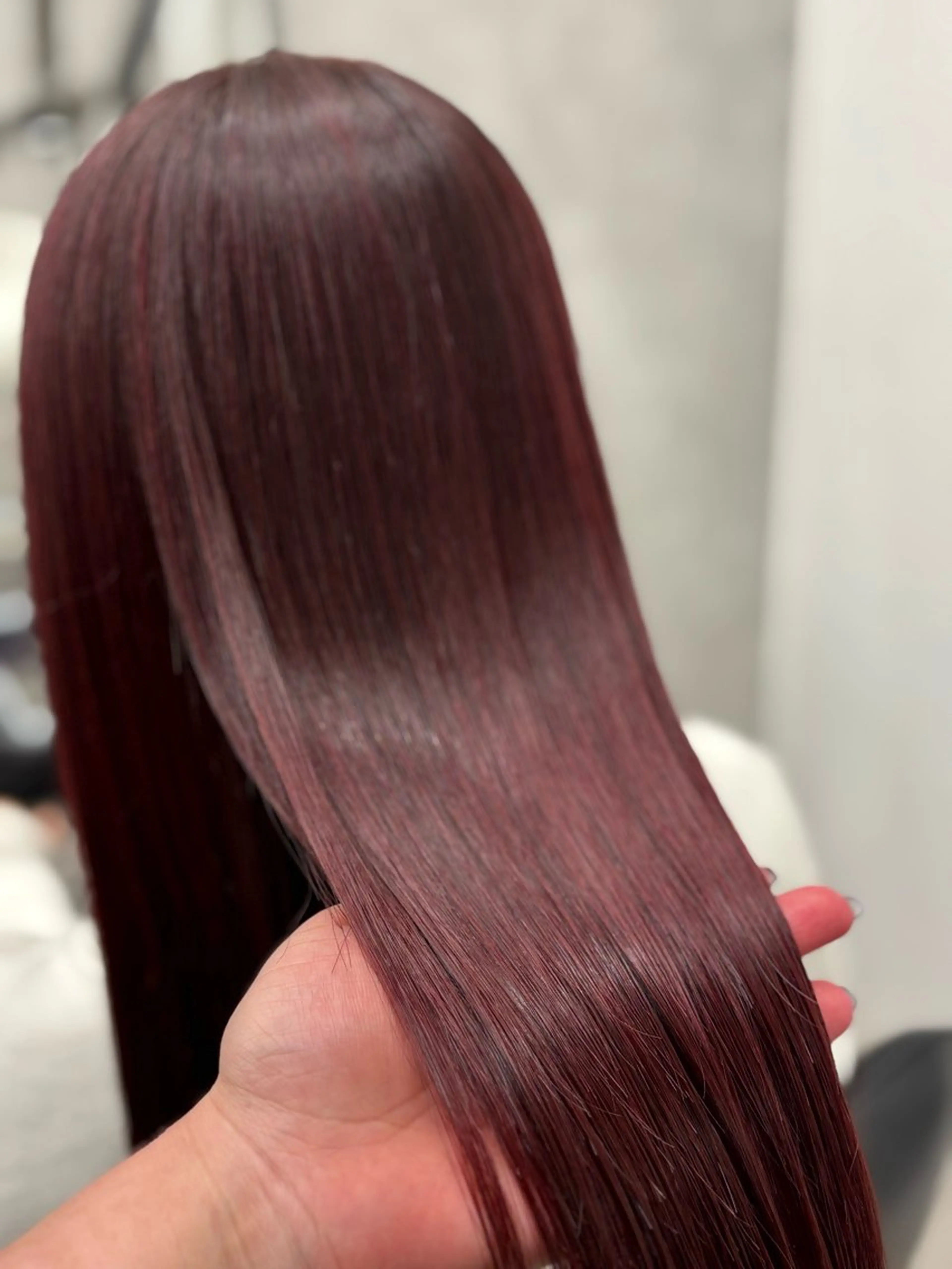 ロング カラー 髪質改善 縮毛矯正 トリートメント ヘアカラー 縮毛矯正 トリートメント 巻ける縮毛矯正🌸 勝倉　麗のヘアスタイル