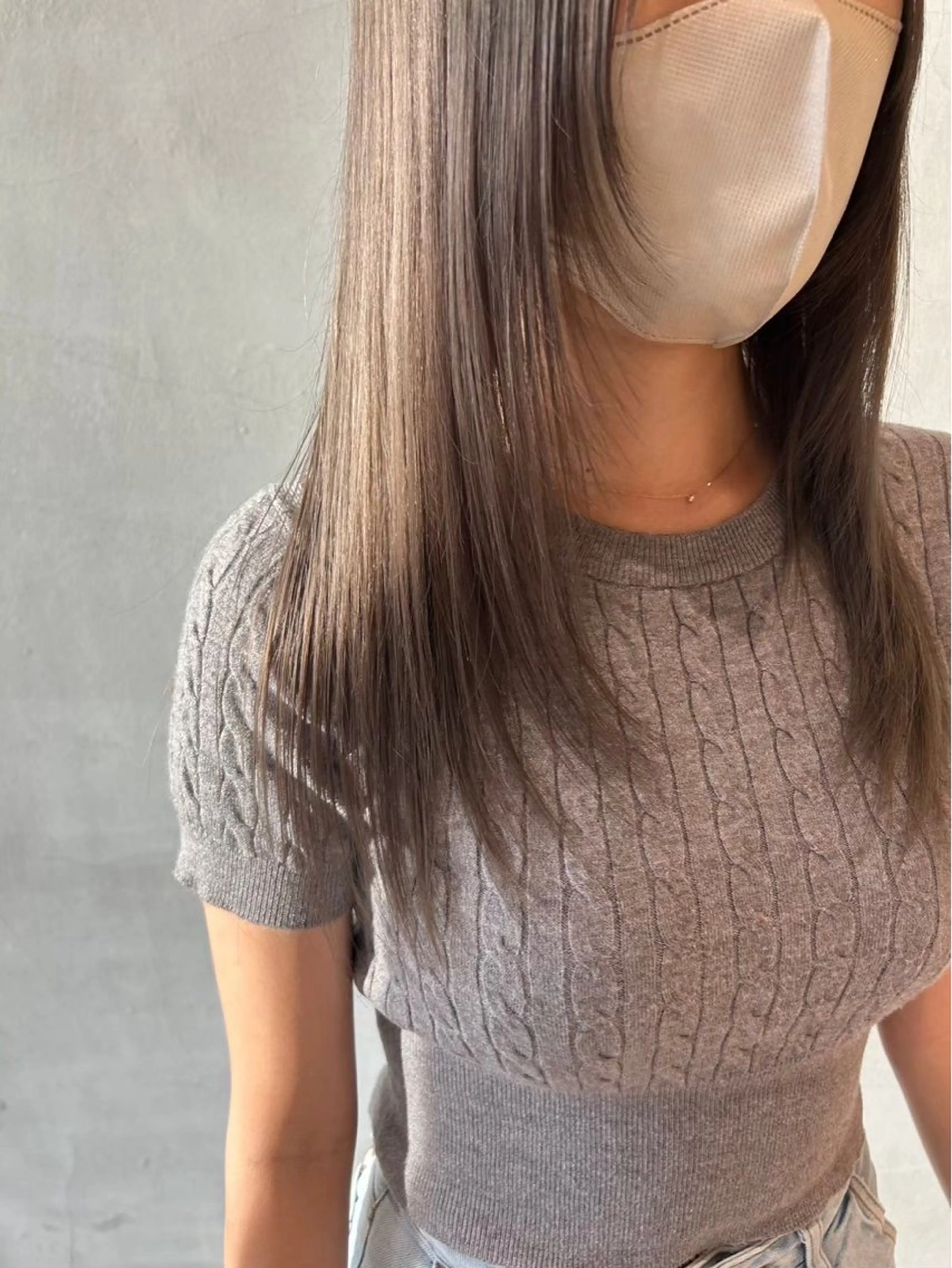 ロング 顔周りカット レイヤーカット メンズカット◎/篠田 真子のヘアスタイル