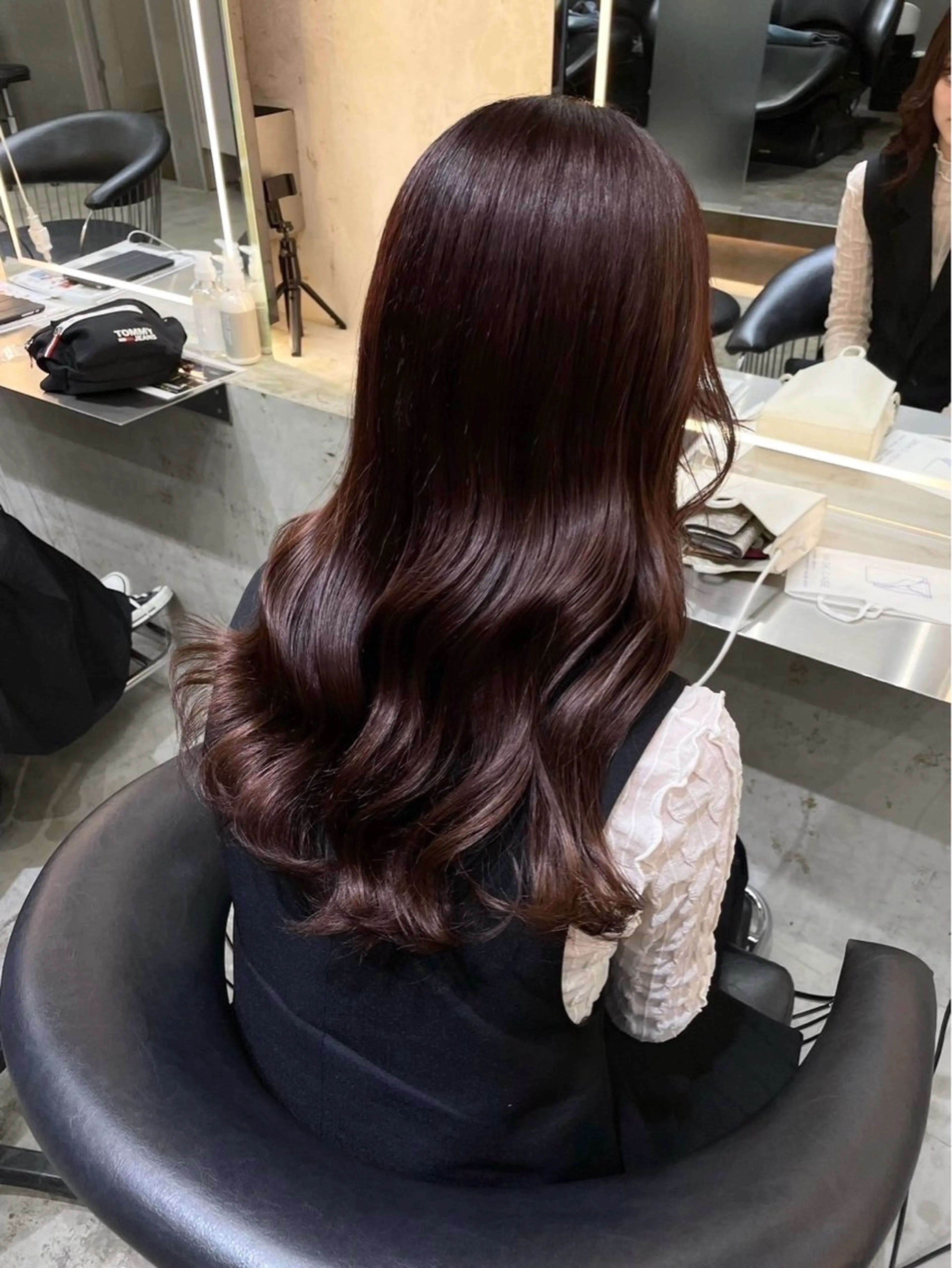 🔥11.12月SALE🔥ワンカラー+1stepトリートメント✨超音波アイロン付きでツヤ感アップ‼️‼️の写真