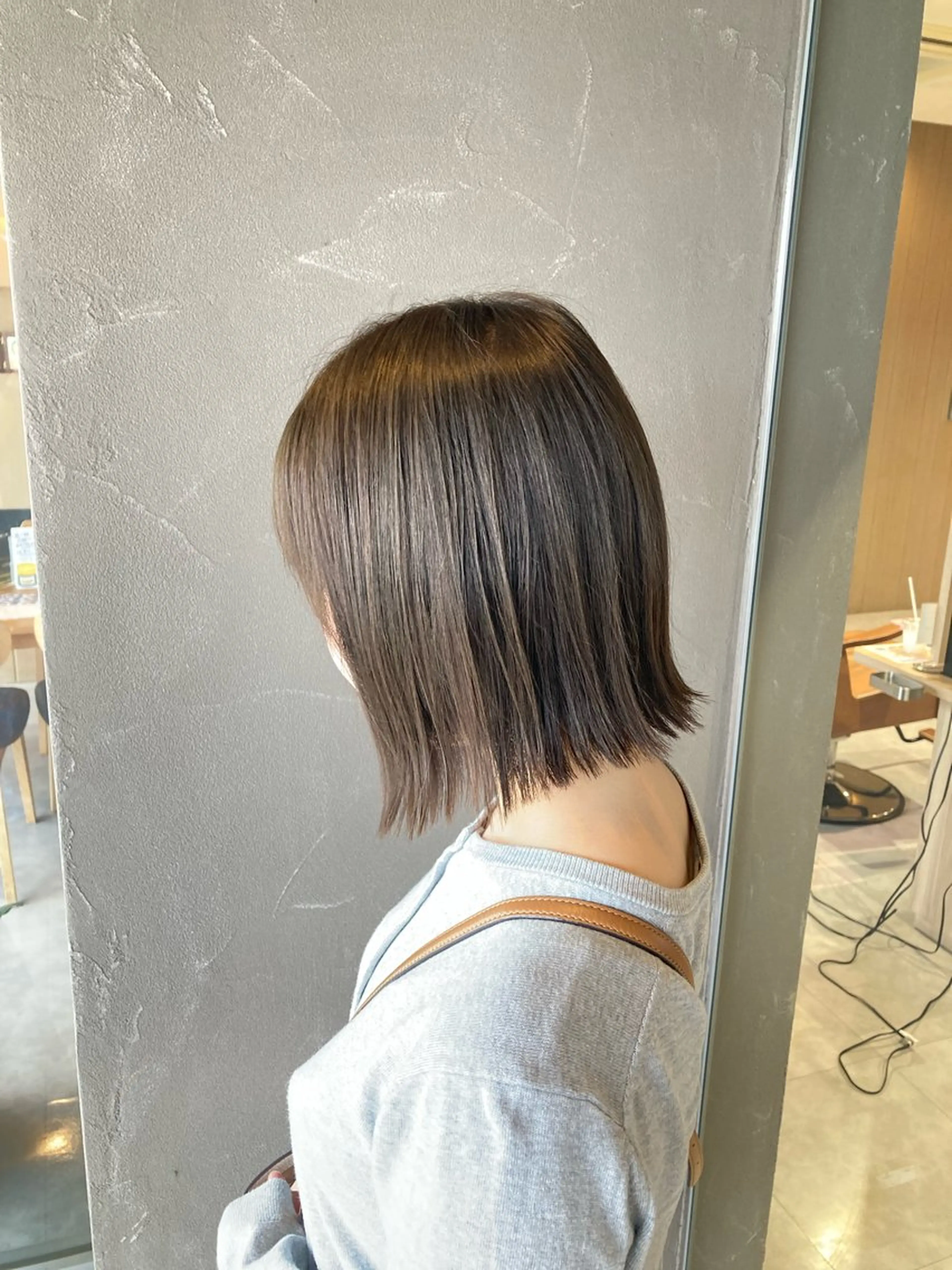 艶潤オーラ髪質改善カラーの写真