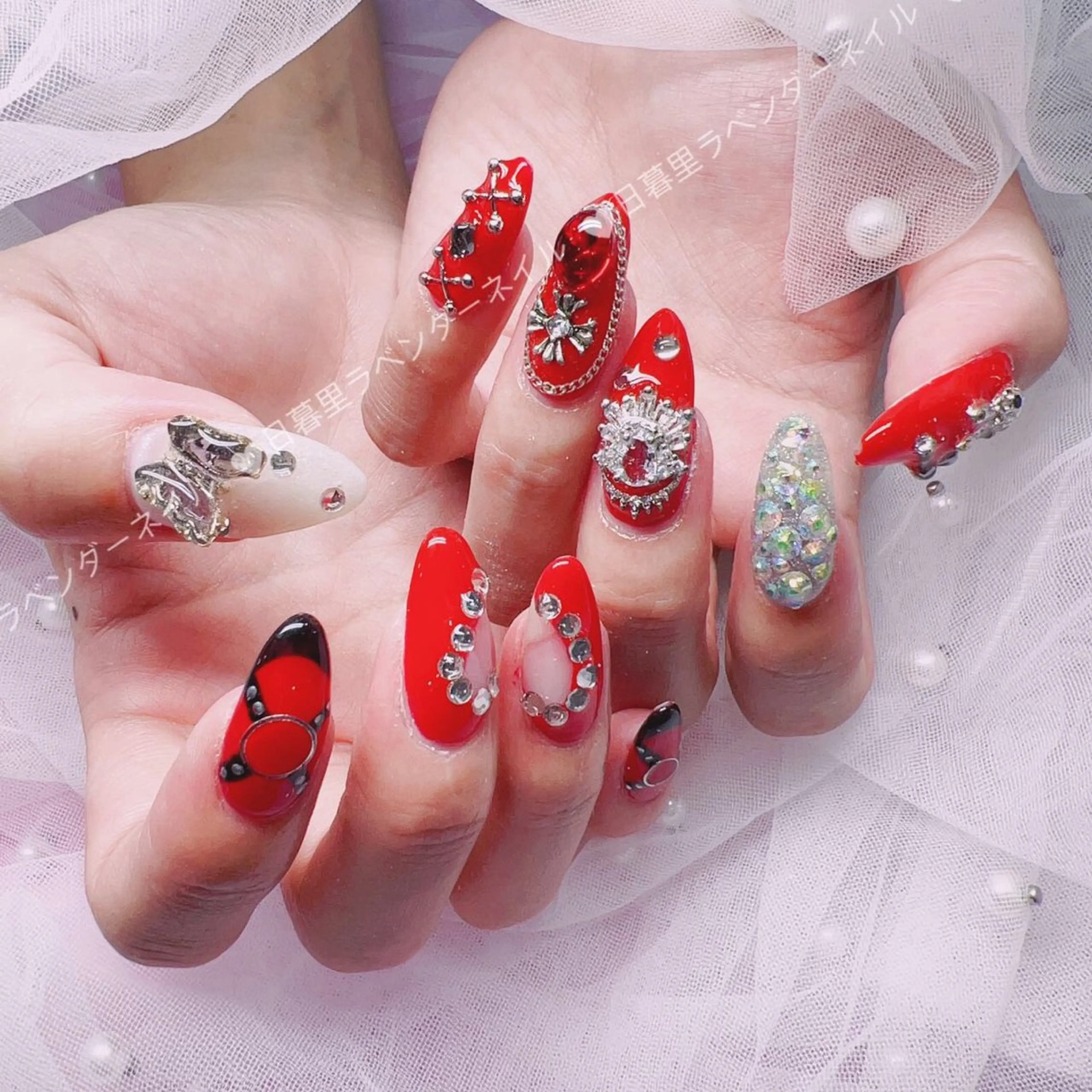 ネイル ラベンダー💖日暮里 ルル💖ネイルのネイルデザイン