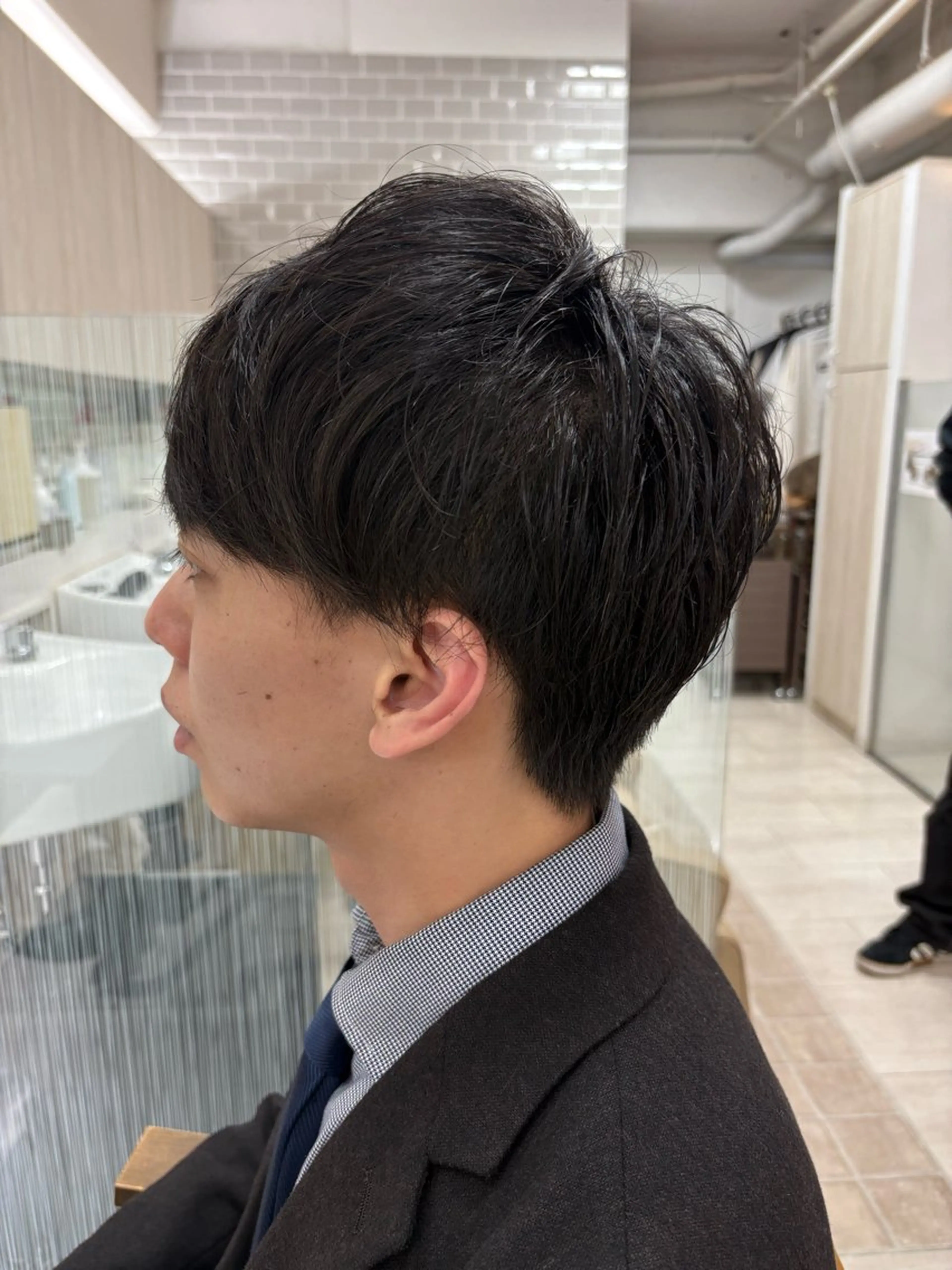 メンズ 栗田 優月のヘアスタイル