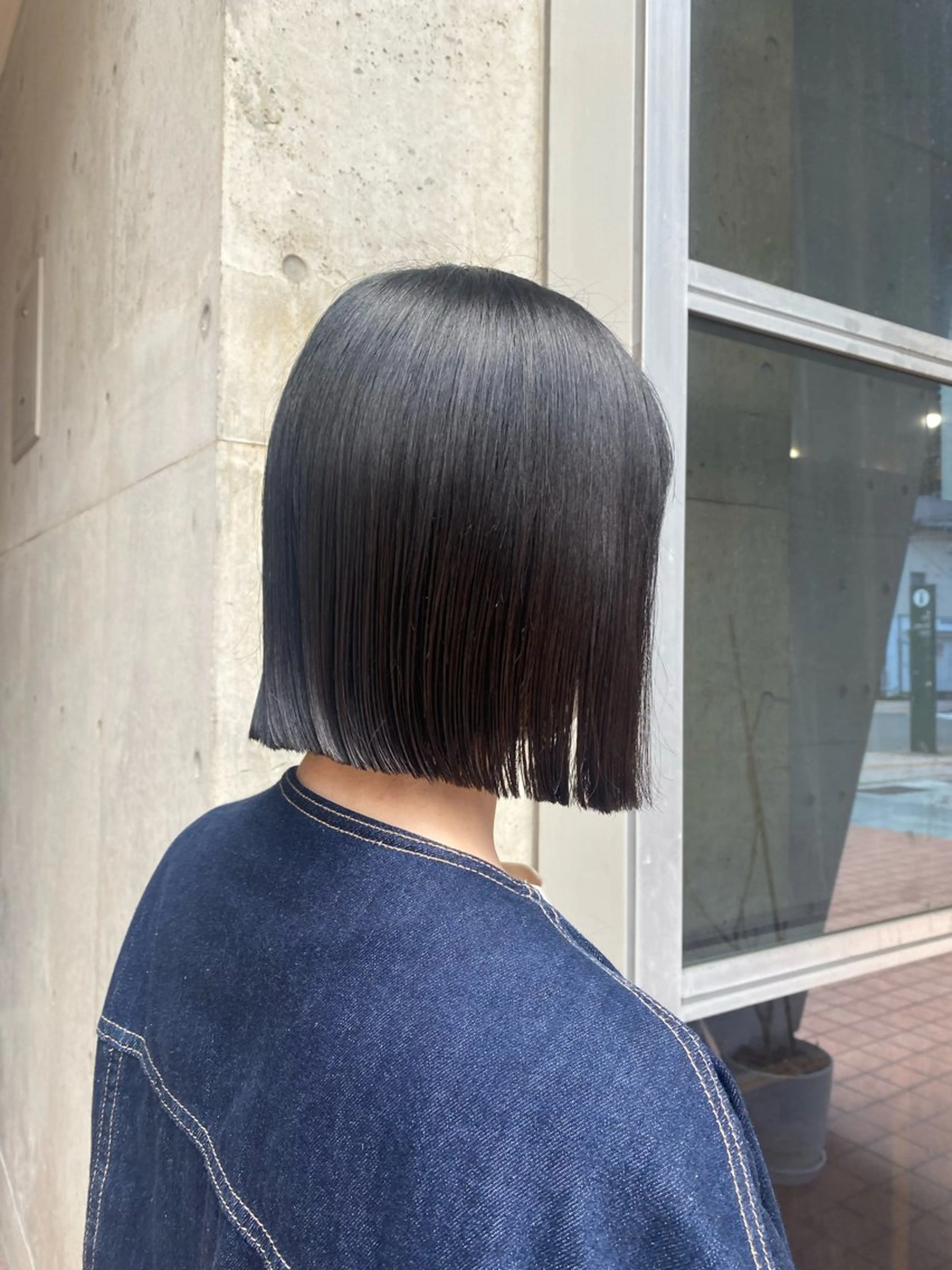 ミディアム 切りっぱなしボブ ボブ ARUE所属・🫧RIRI 🫧のヘアスタイル