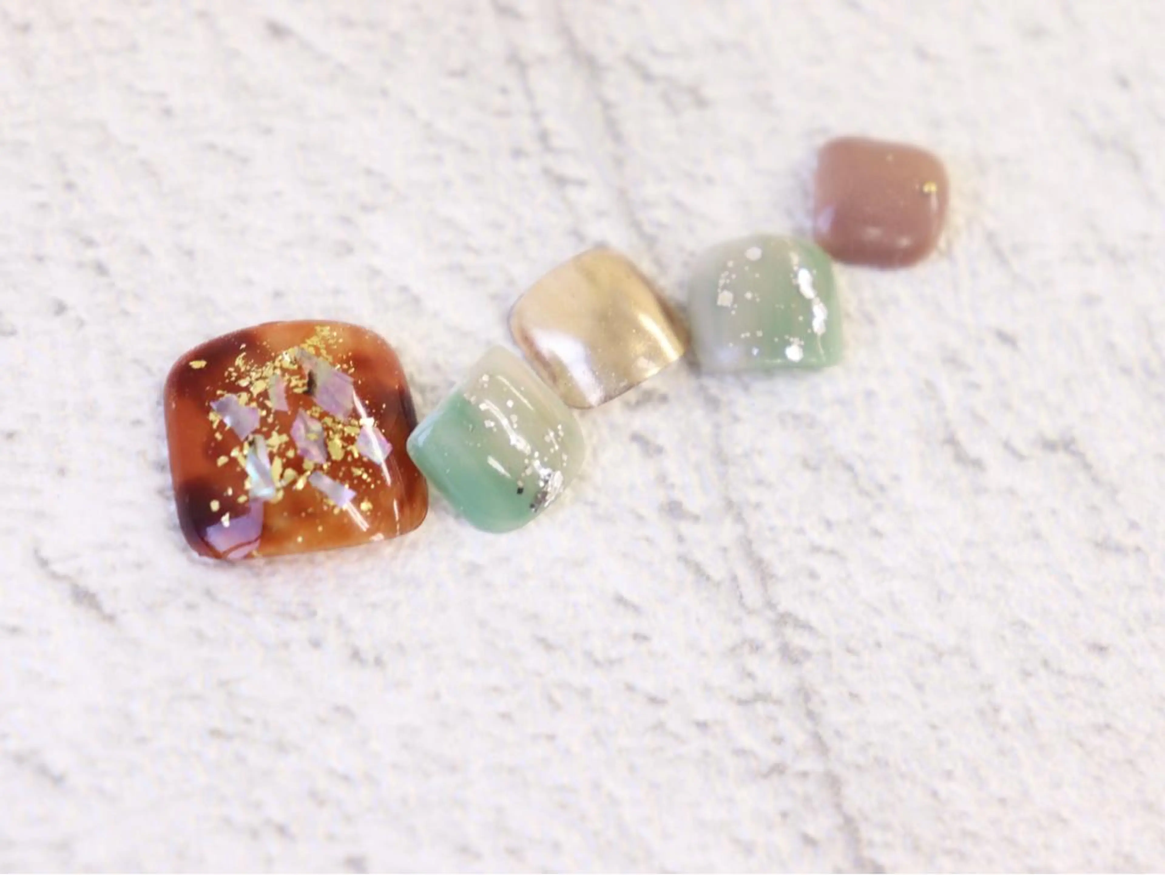 ネイル べっ甲ネイル ミラーネイル ニュアンスネイル Dolce.Nail 柏店のネイルデザイン