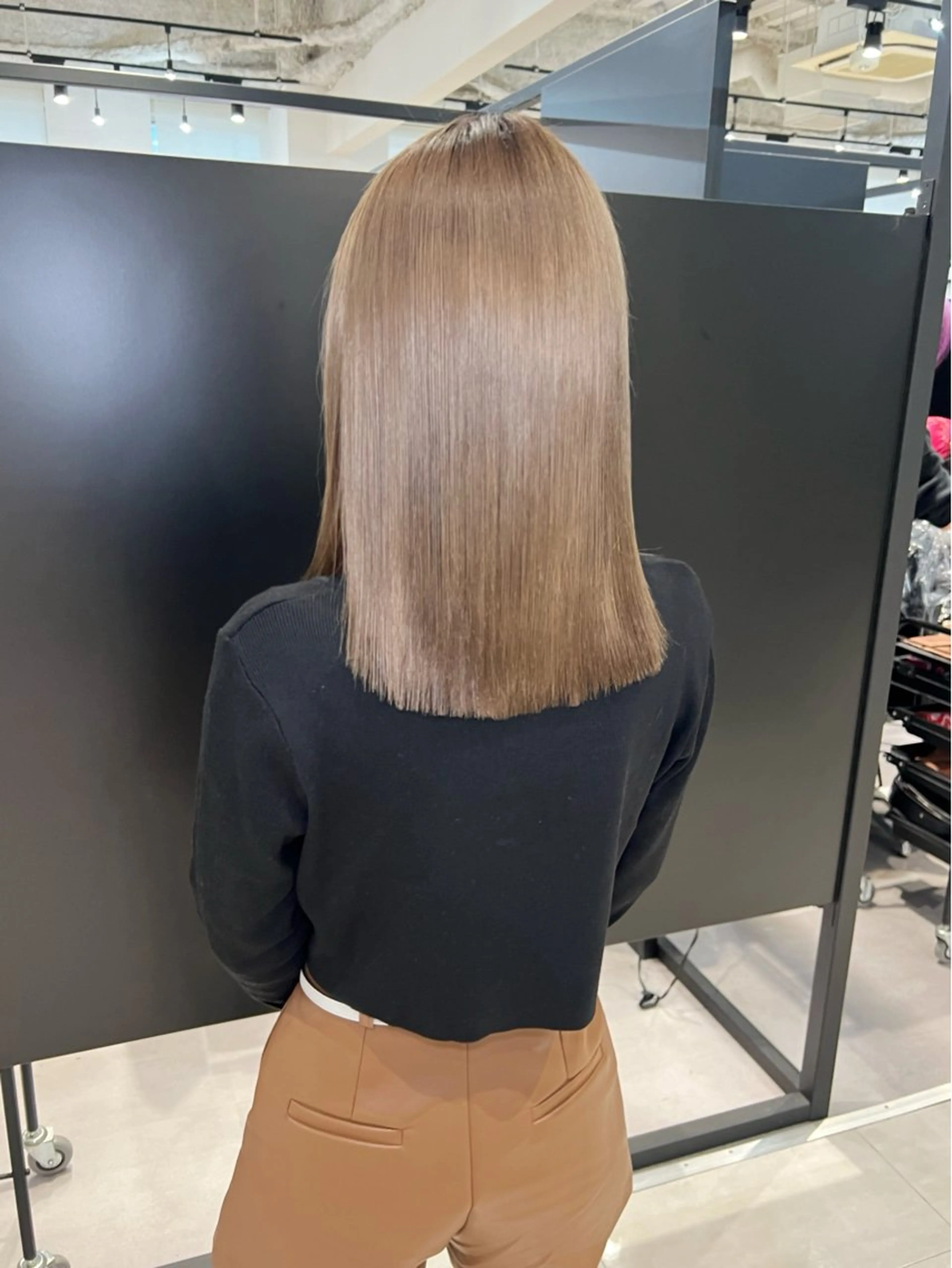 セミロング カラー カット ヘアカラー トリートメント kimika🥑 メンズ/髪質改善のヘアスタイル