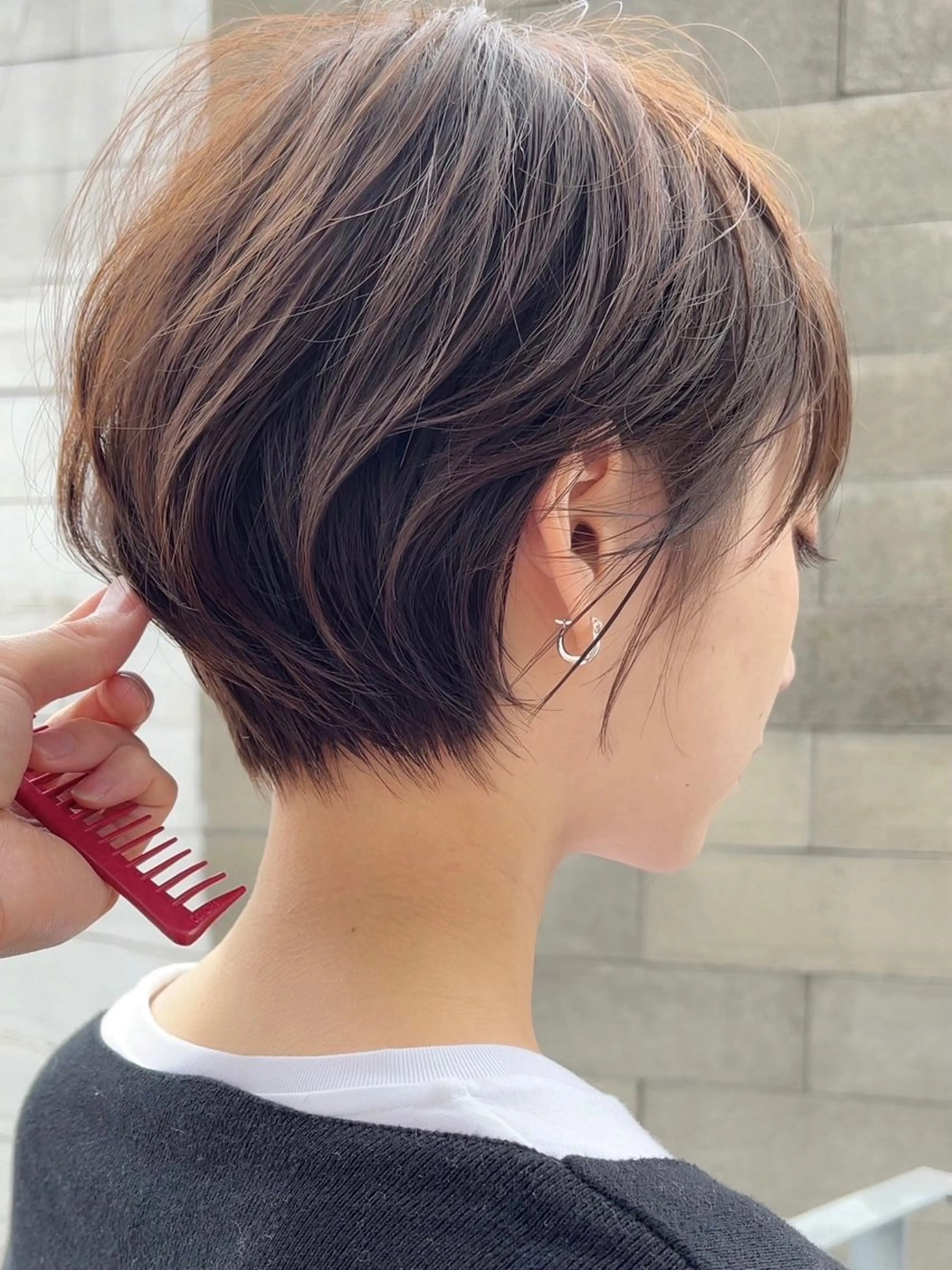 【ボブより短いショートヘア限定】似合わせカット　営業前の施術になりお店の準備が整っていない場合があります。の写真