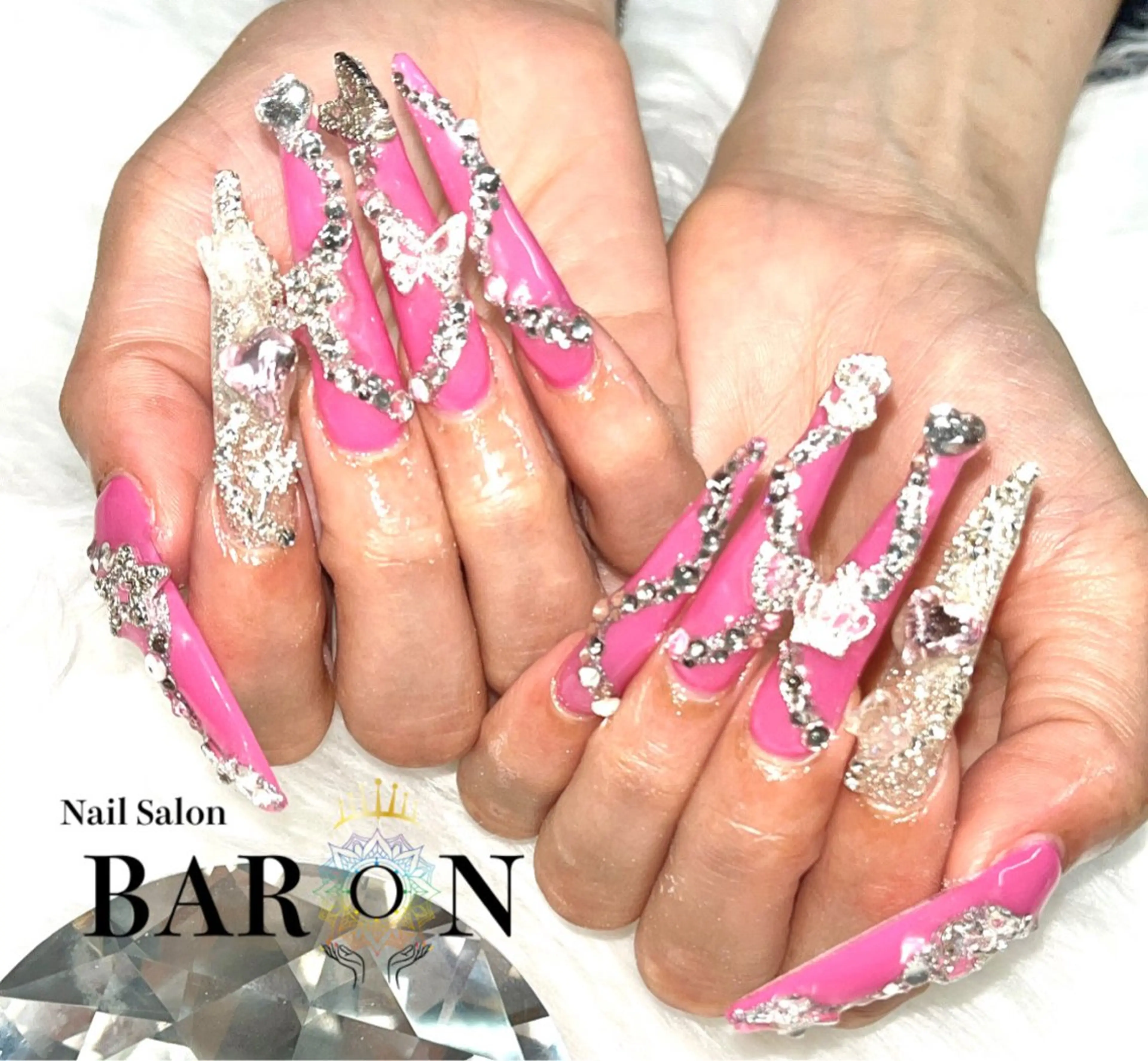 【オフ有】最先端スカルプ＊持込120分アートコース(パーツ別途料金)★指名料込の写真