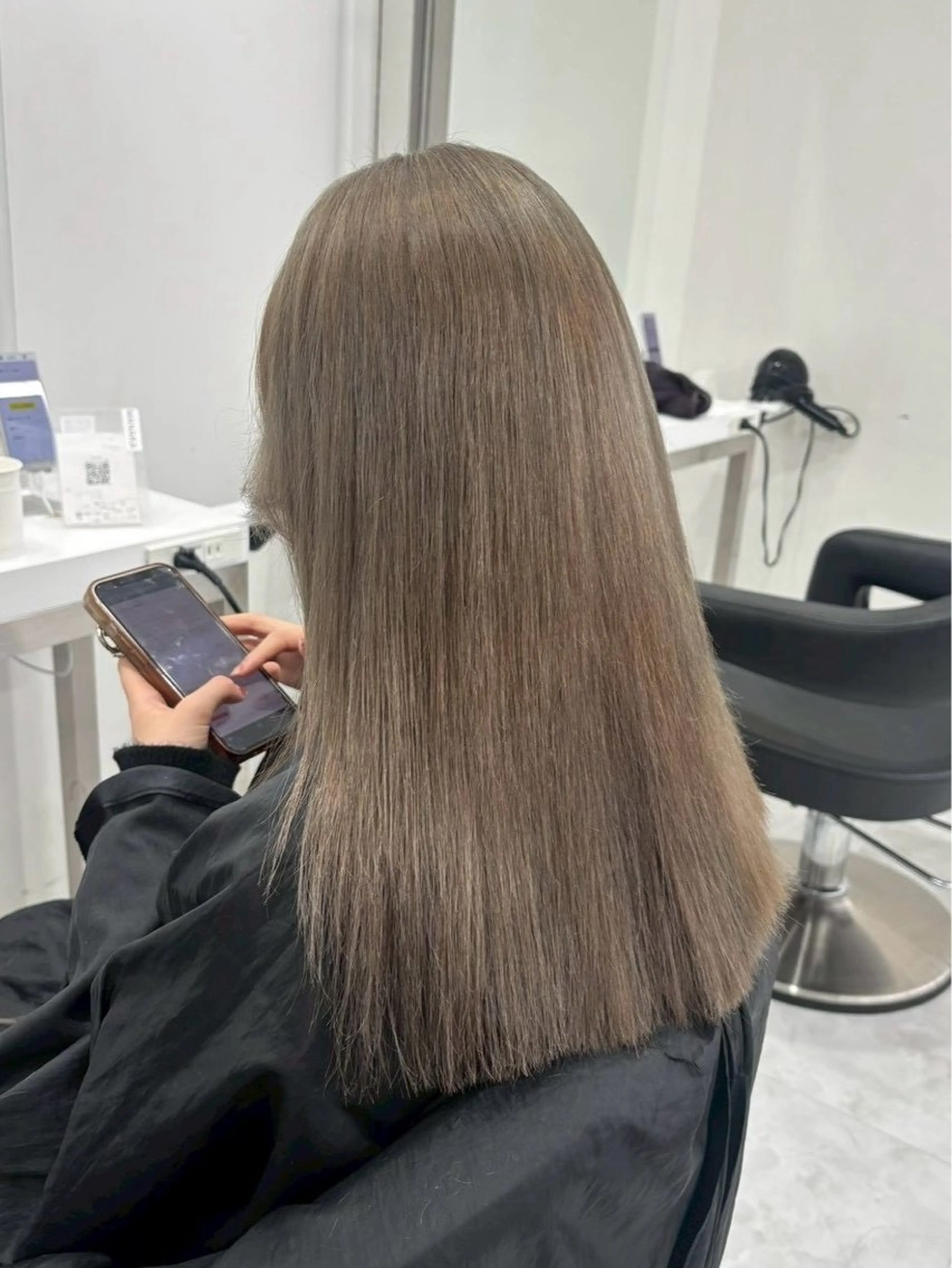 セミロング カラー ヘアカラー 💖髪質改善/韓国/ WカラーNanamiのヘアスタイル