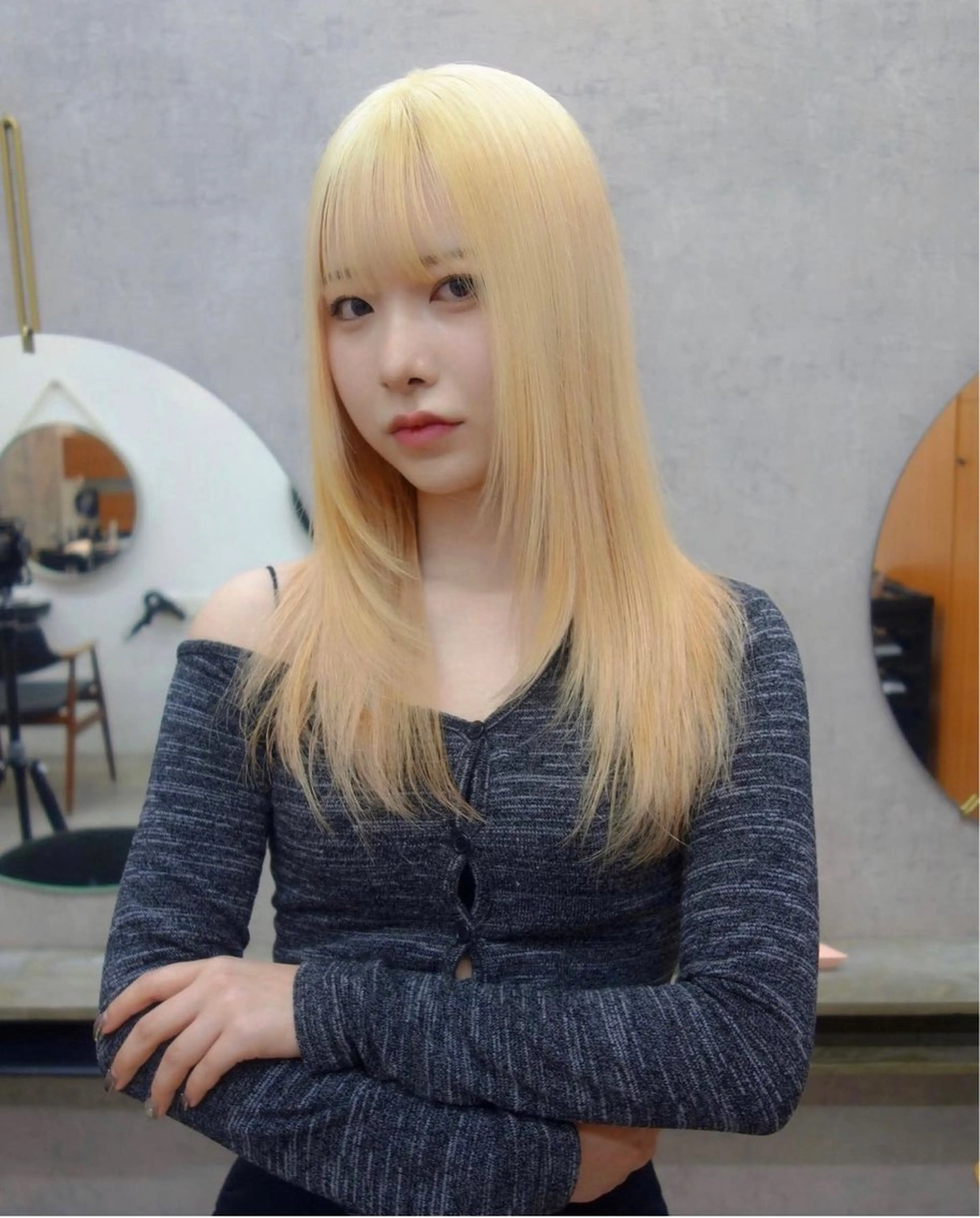 ダブルカラーの写真