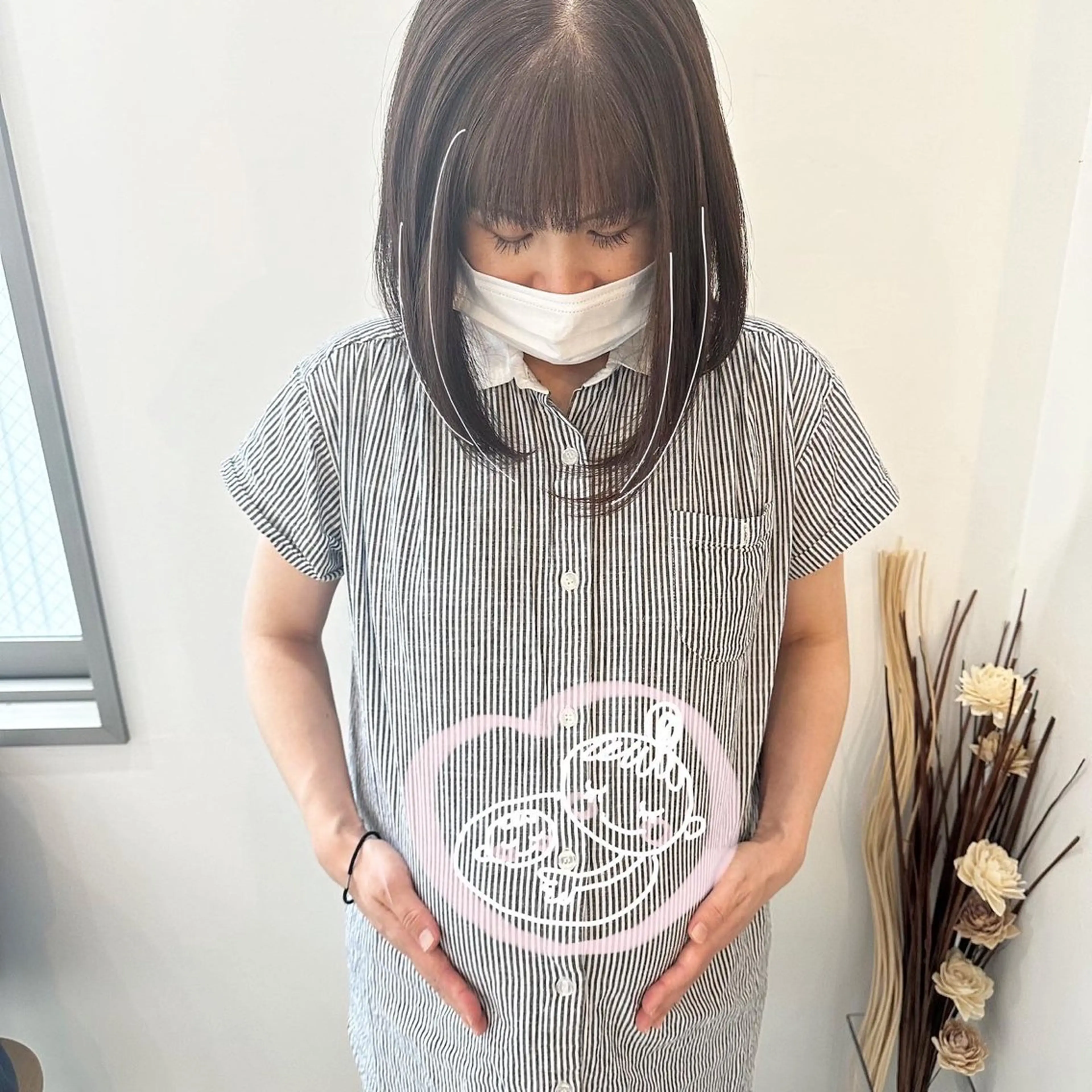 ミディアム カラー パーマ お洒落パーマ/ 艶カラー/michiのヘアスタイル