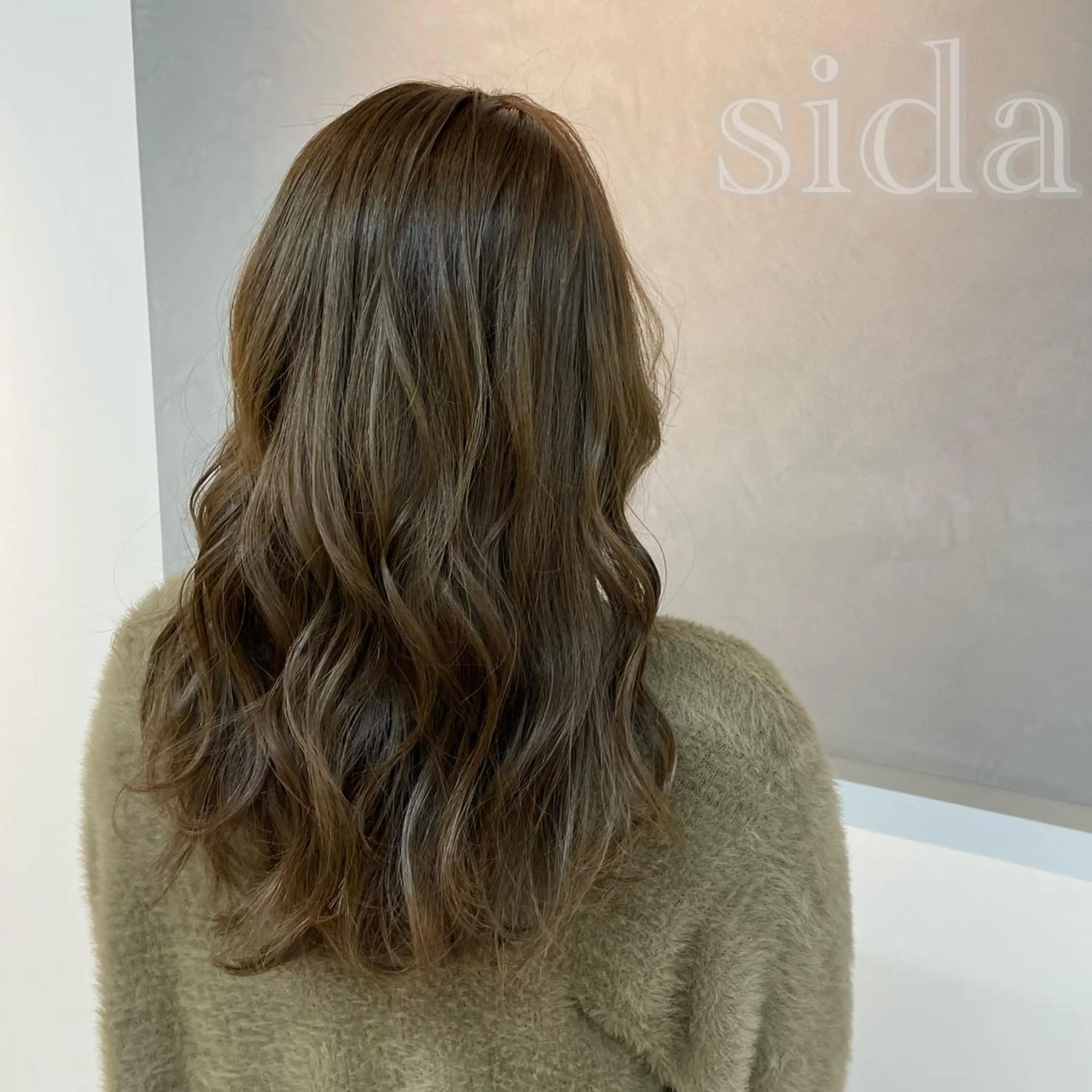 セミロング カラー カット ヘアカラー トリートメント sida西院店/ 西村真夜のヘアスタイル