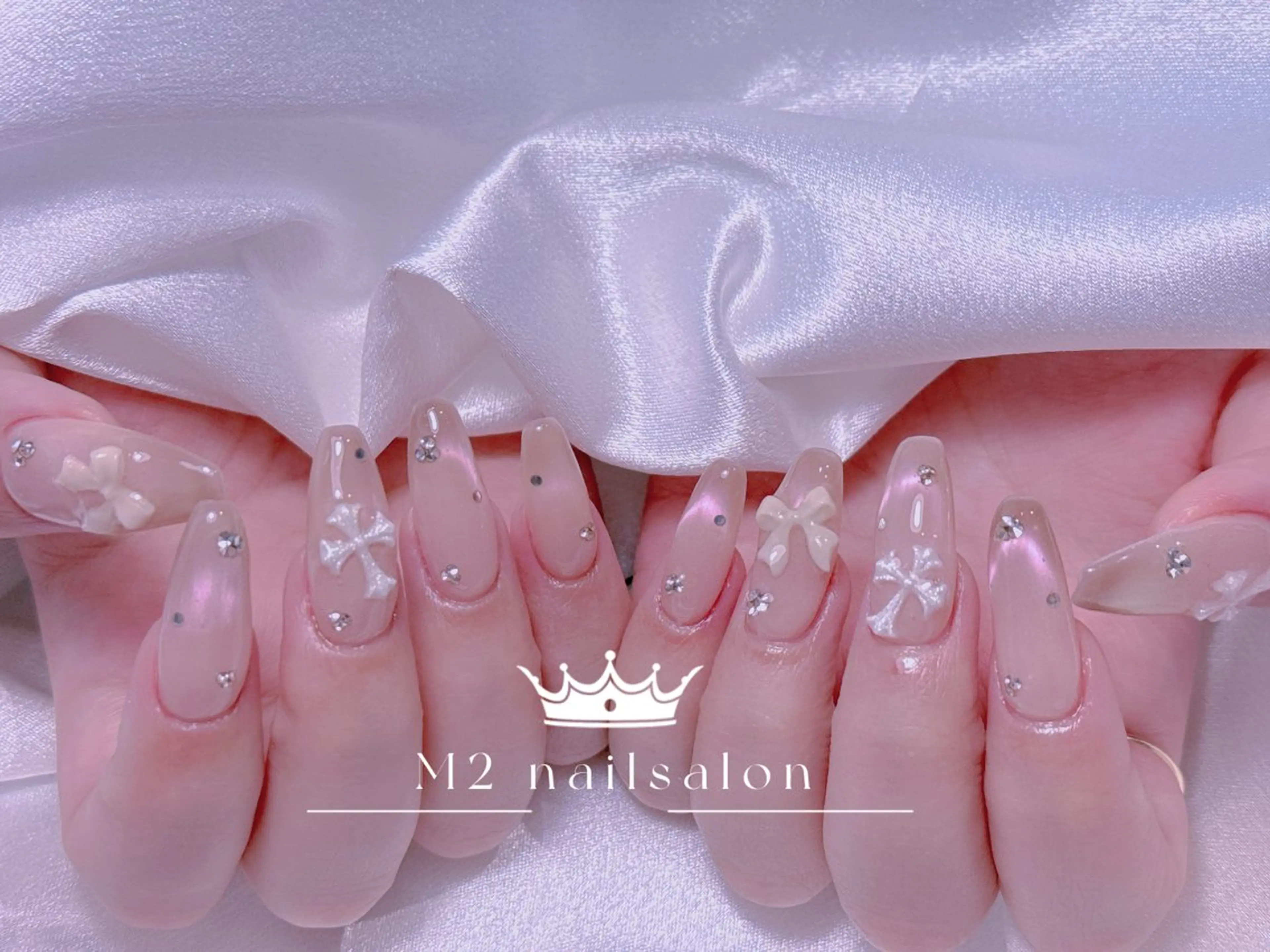 ネイル ハンドネイル 長さだし専門店 M2　rikaのネイルデザイン