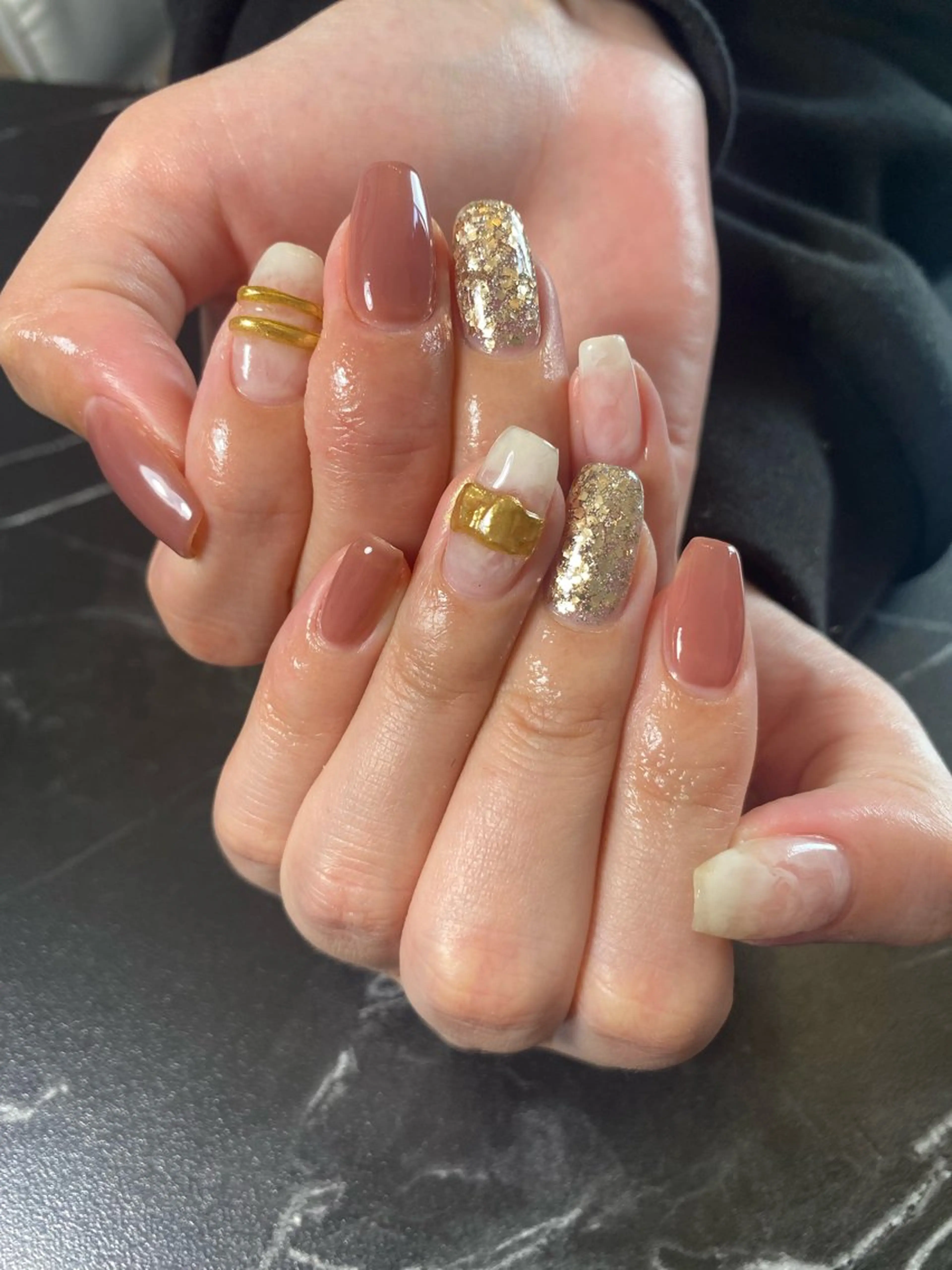 ネイル ピンク ハンドネイル Ｌｉｔ所属・Ｌｉｔ .のネイルデザイン