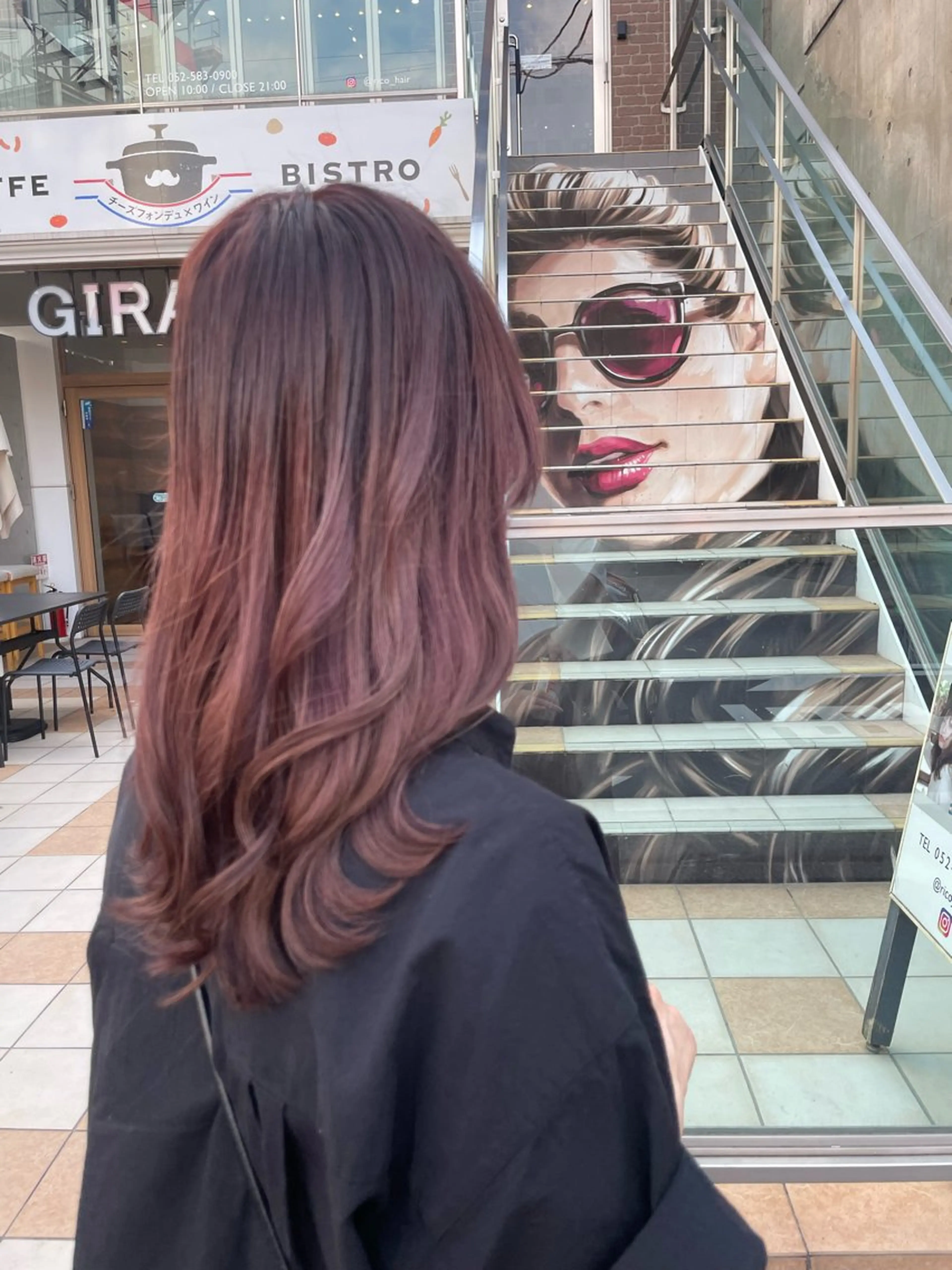 ミディアム カラー 韓国レイヤー/髪質 改善/縮毛🤍吉田のヘアスタイル