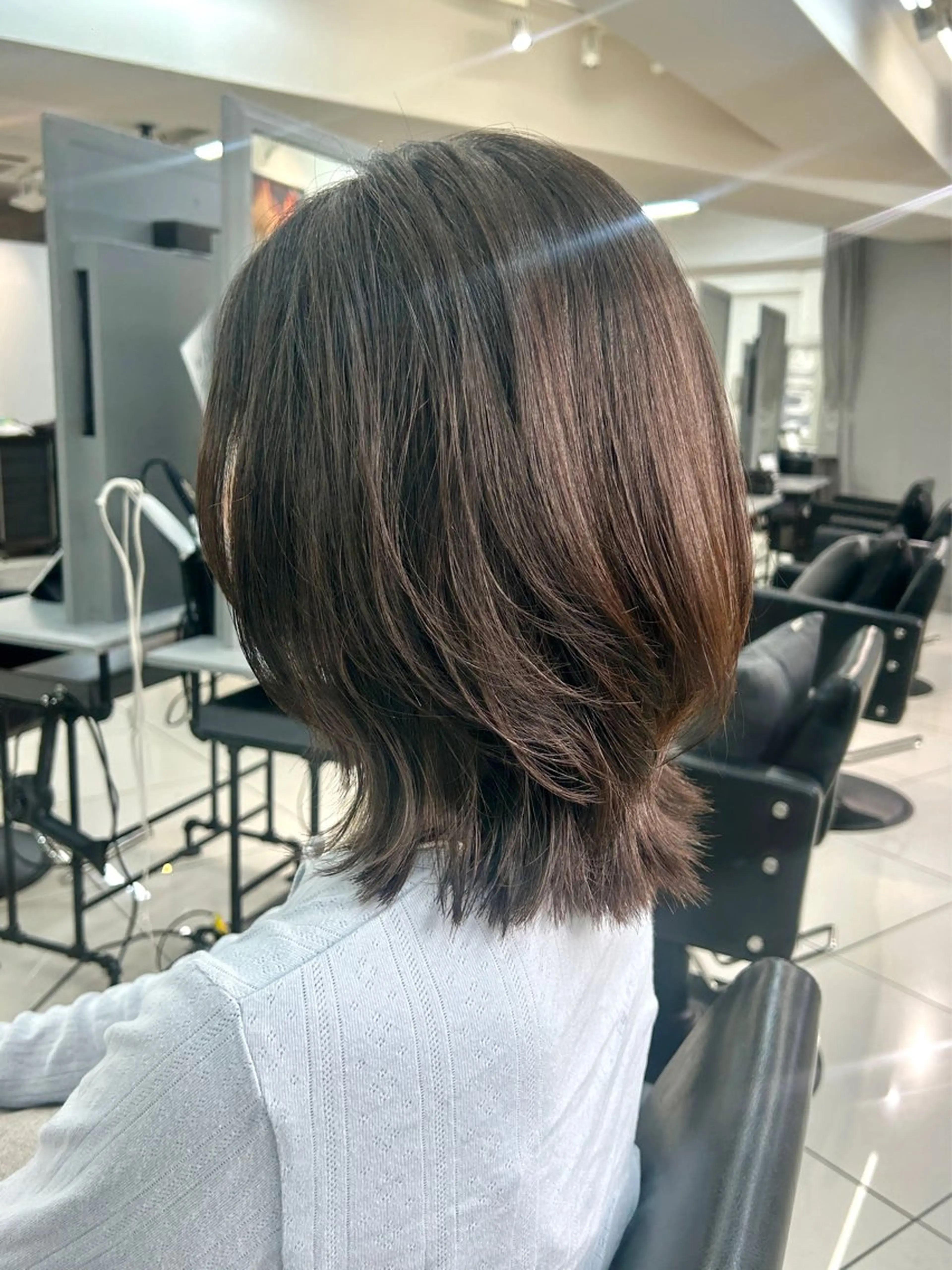 ショート レイヤー×ツヤカラー 渋谷/kougaのヘアスタイル