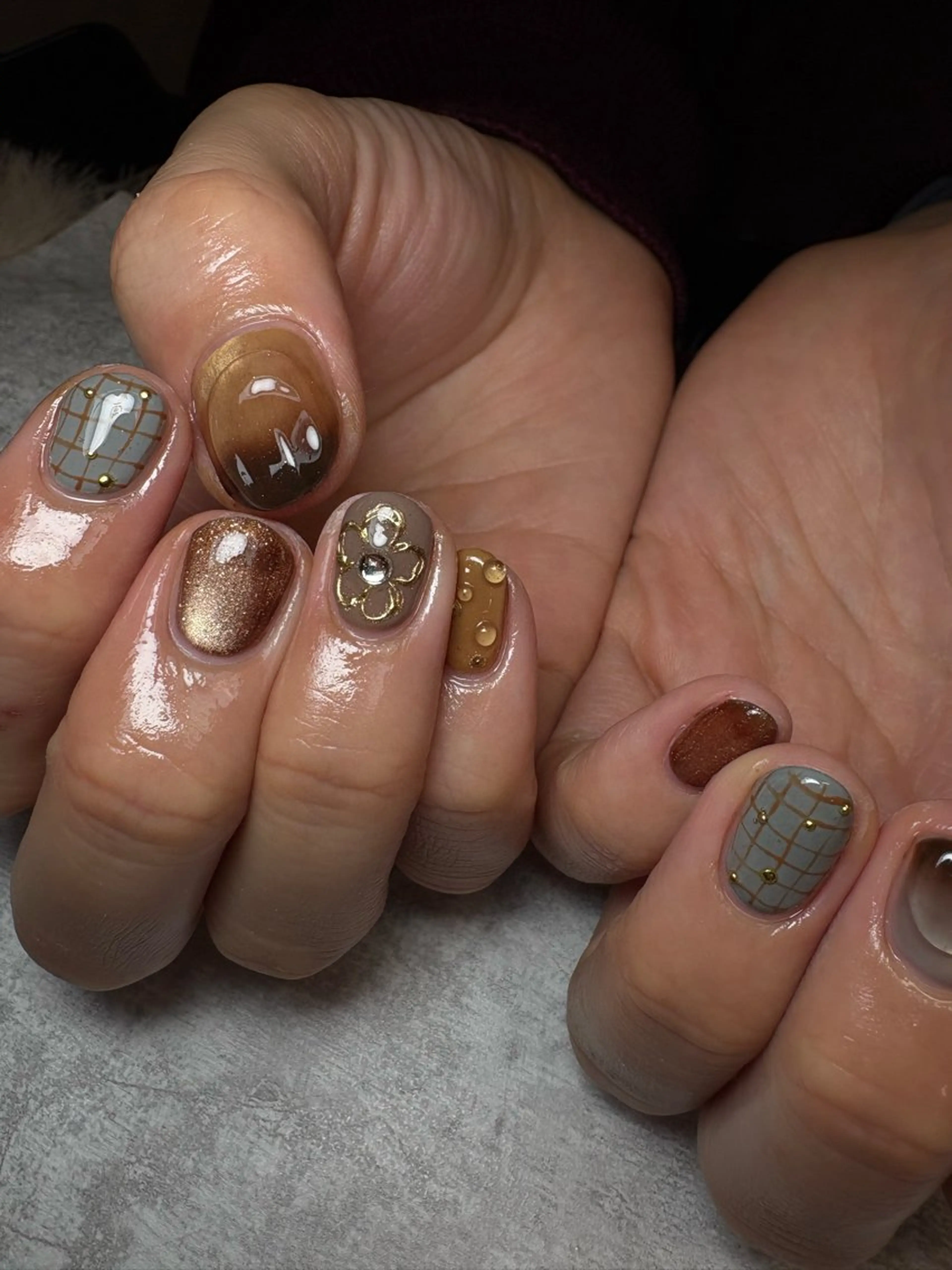 ネイル 持ち込み ニュアンスネイル BEAUTY GARDEN 【nail salon unseul】所属・nana .のネイルデザイン