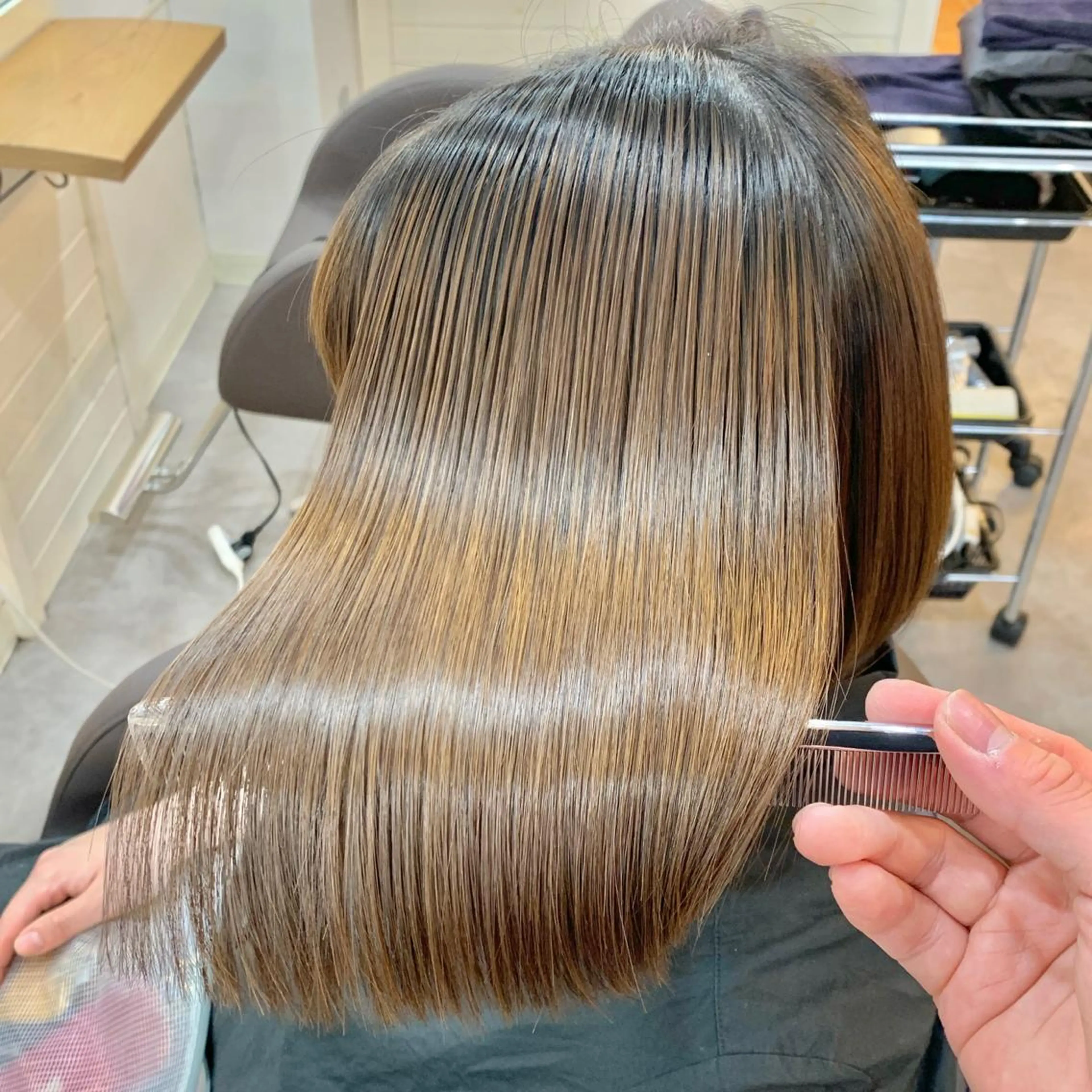 ミディアム カラー パーマ ヘアアレンジ メンズ キッズ ネイル マツエク・マツパ アイブロウ メンズバレイヤージュ メンズブリーチ メンズハイライト バレイヤージュ ブリーチ カット 縮毛矯正 🪽美髪の神🪽 💎RYUSEI💎のヘアスタイル