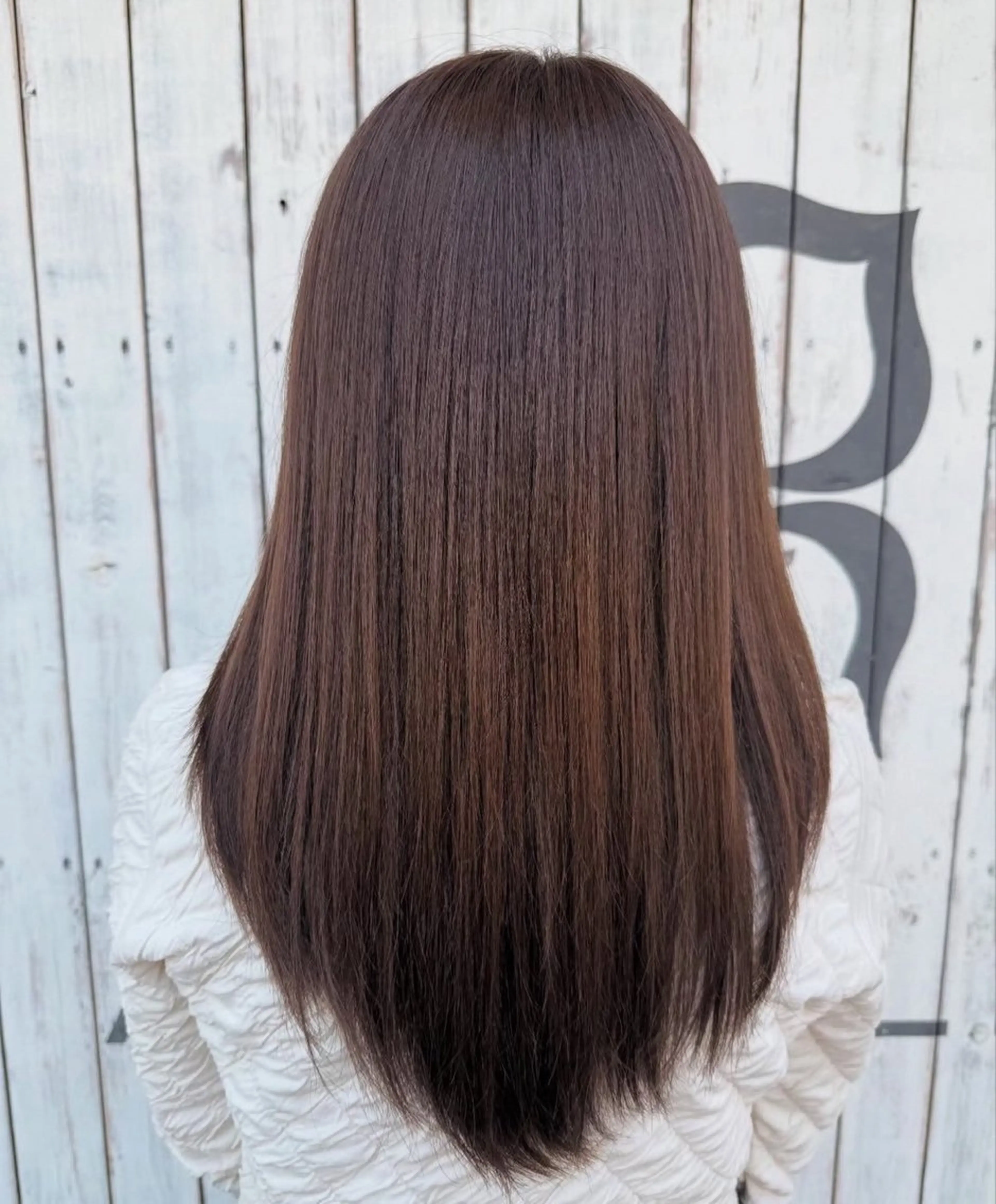 ロング ヘアカラー トリートメント 伊庭 勇輝のヘアスタイル