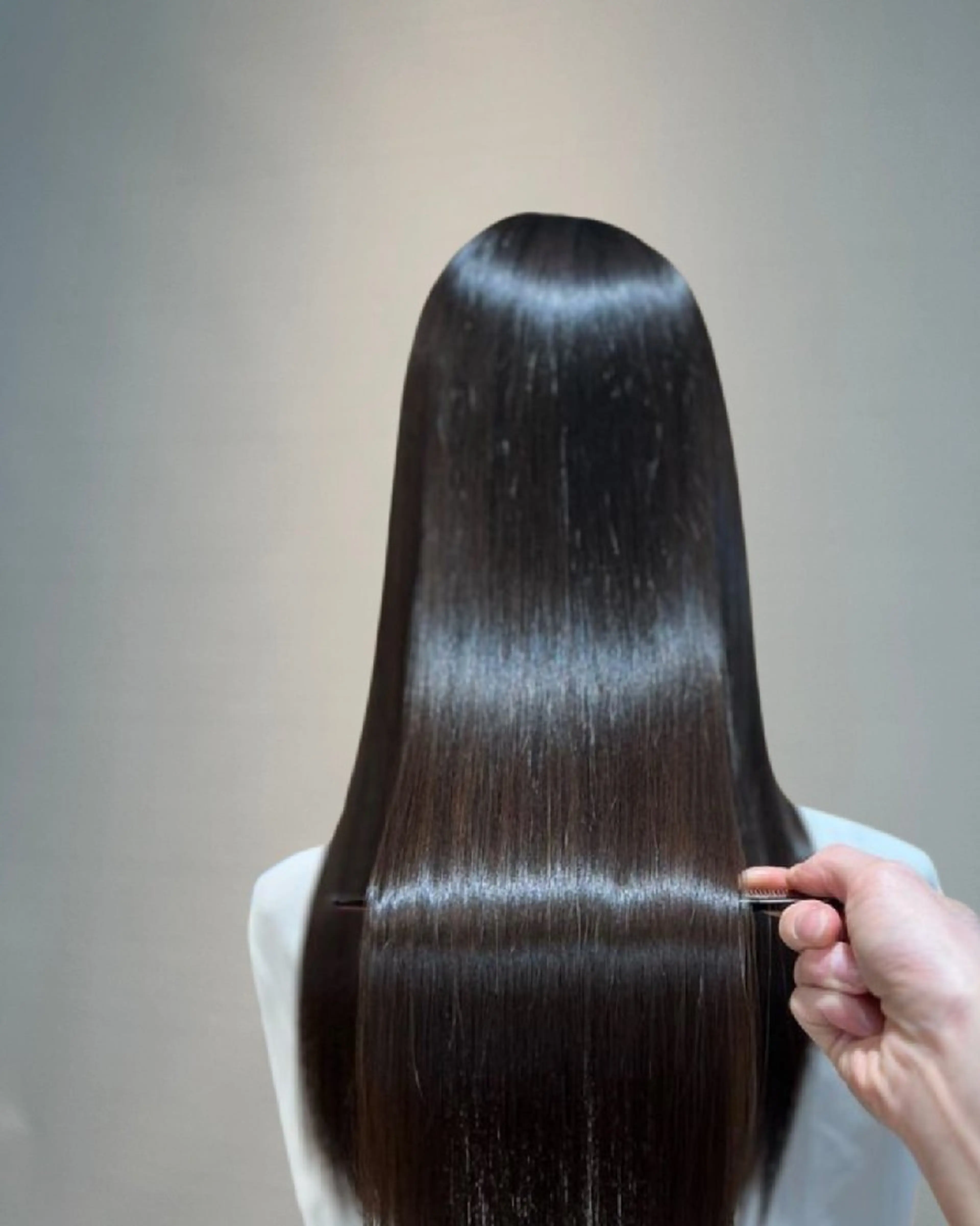 ロング トリートメント ヘッドスパ 髪質改善＆白髪ぼかし カラー♡店長みやけ♡のヘアスタイル