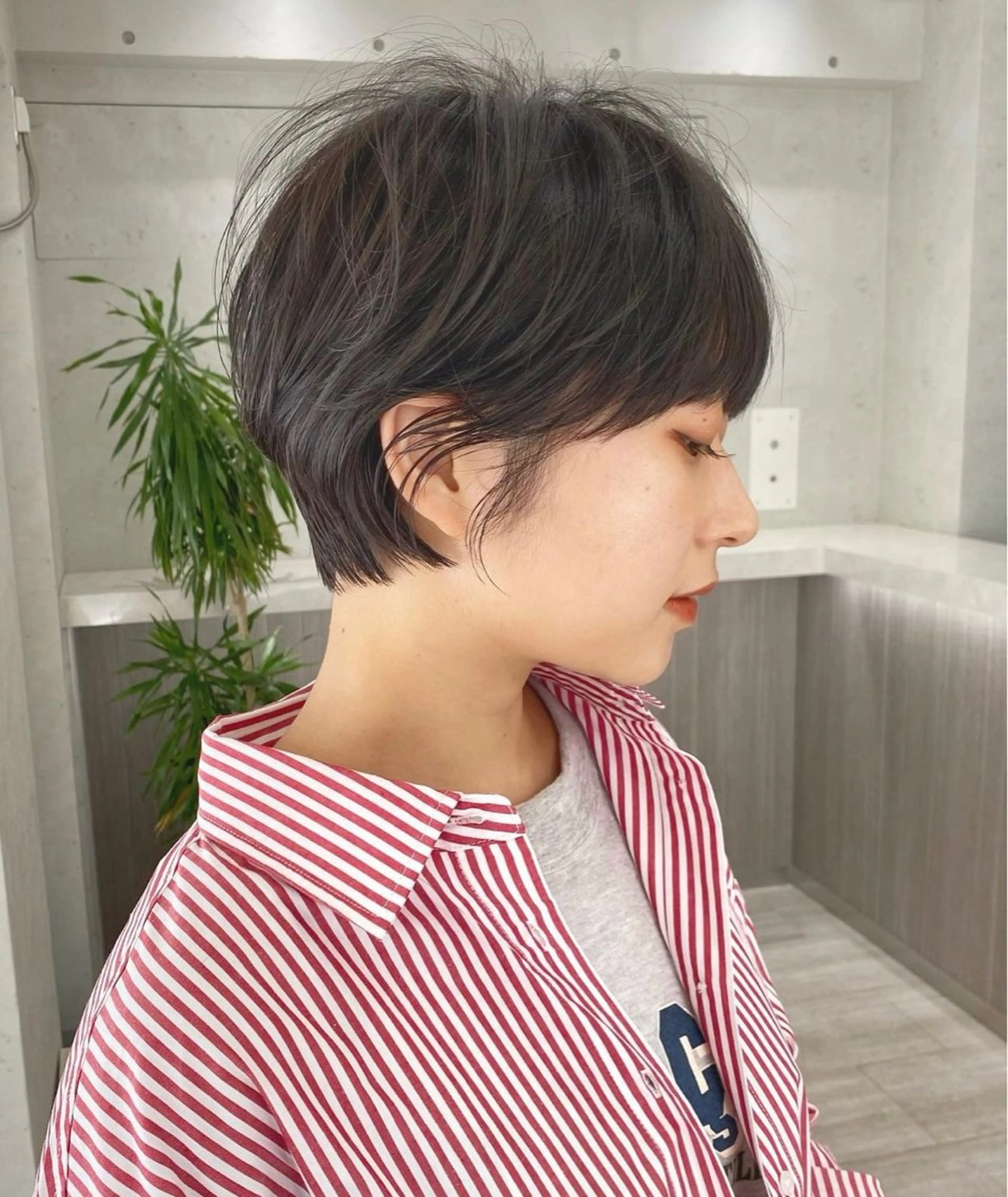 ショート 美髪×縮毛矯正 水上真由美😘のヘアスタイル