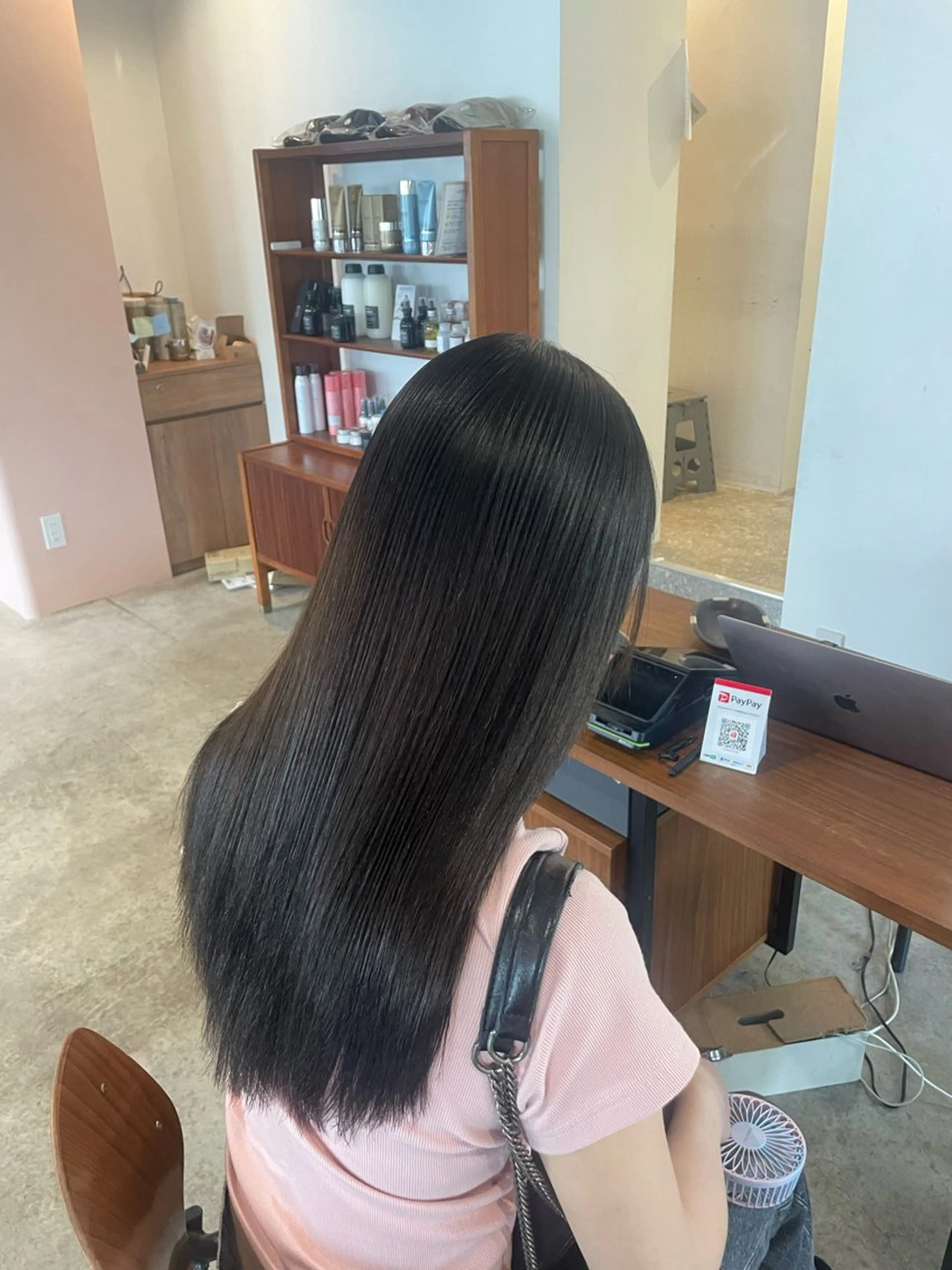 ロング カット 縮毛矯正 ゆるふわガーリーst yle🩰yuukaのヘアスタイル