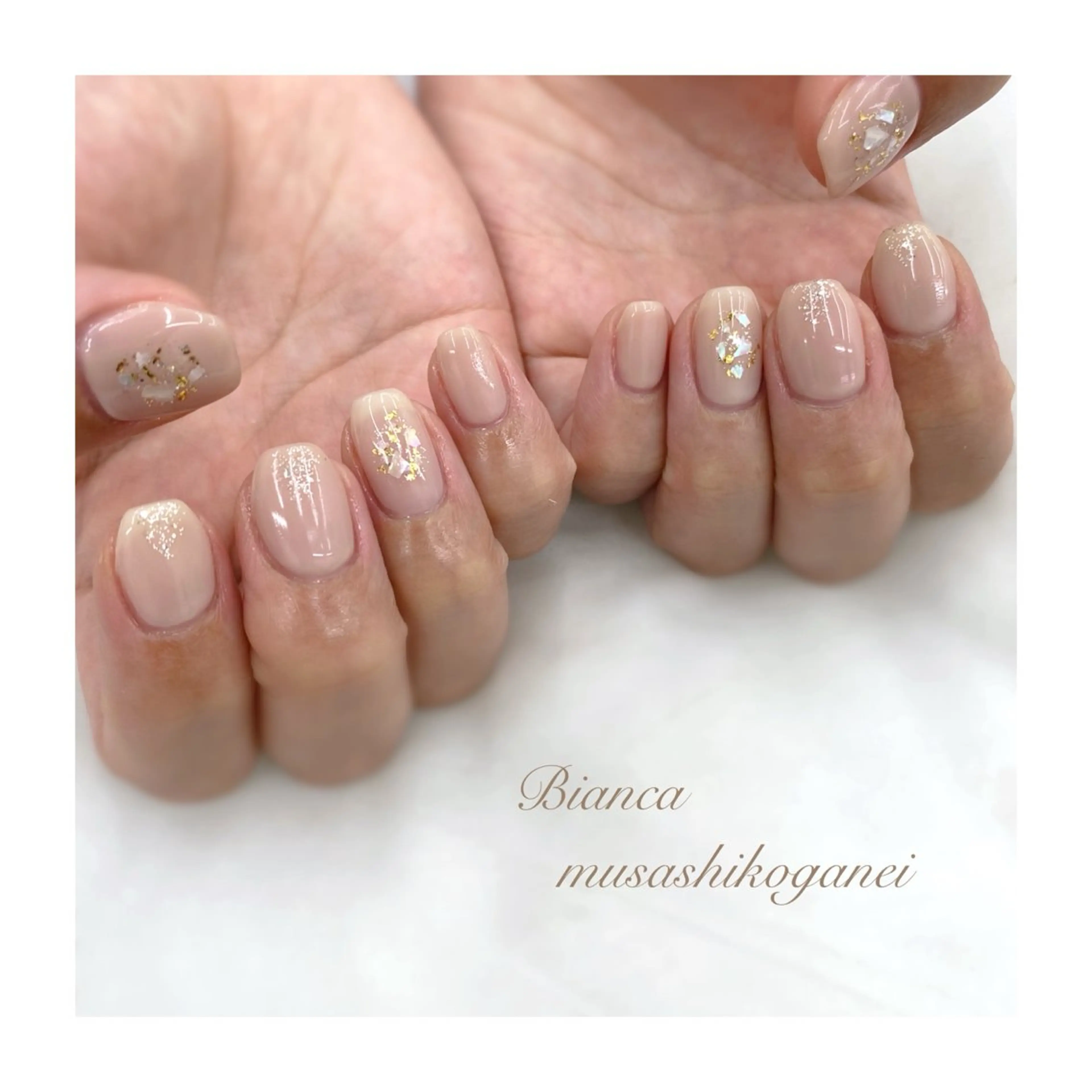 ネイル ハンドネイル Bianca 武蔵小金井　しぎはらのネイルデザイン