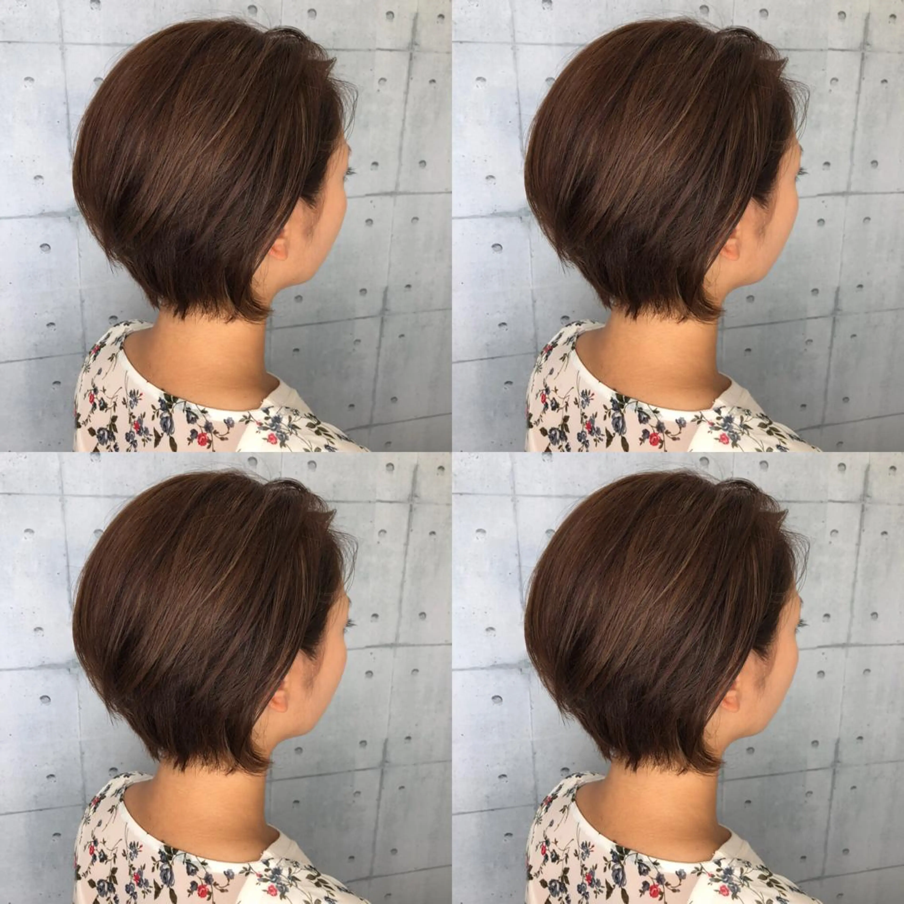ショート 金沢 広美のヘアスタイル