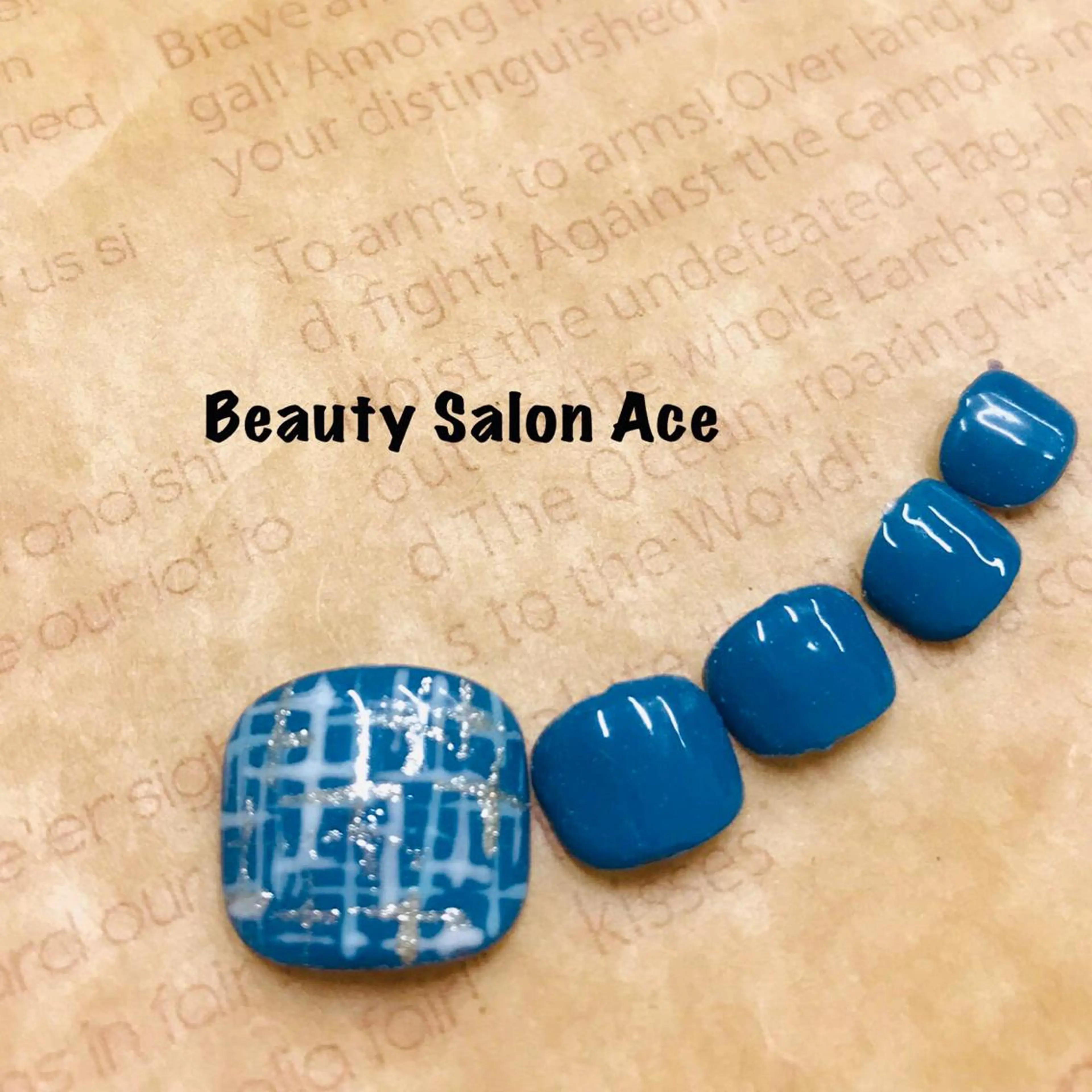 ネイル フットネイル Beauty Salon Ace(ネイルサロン エース)所属・池袋フィルイン Ace♡長さだしのネイルデザイン