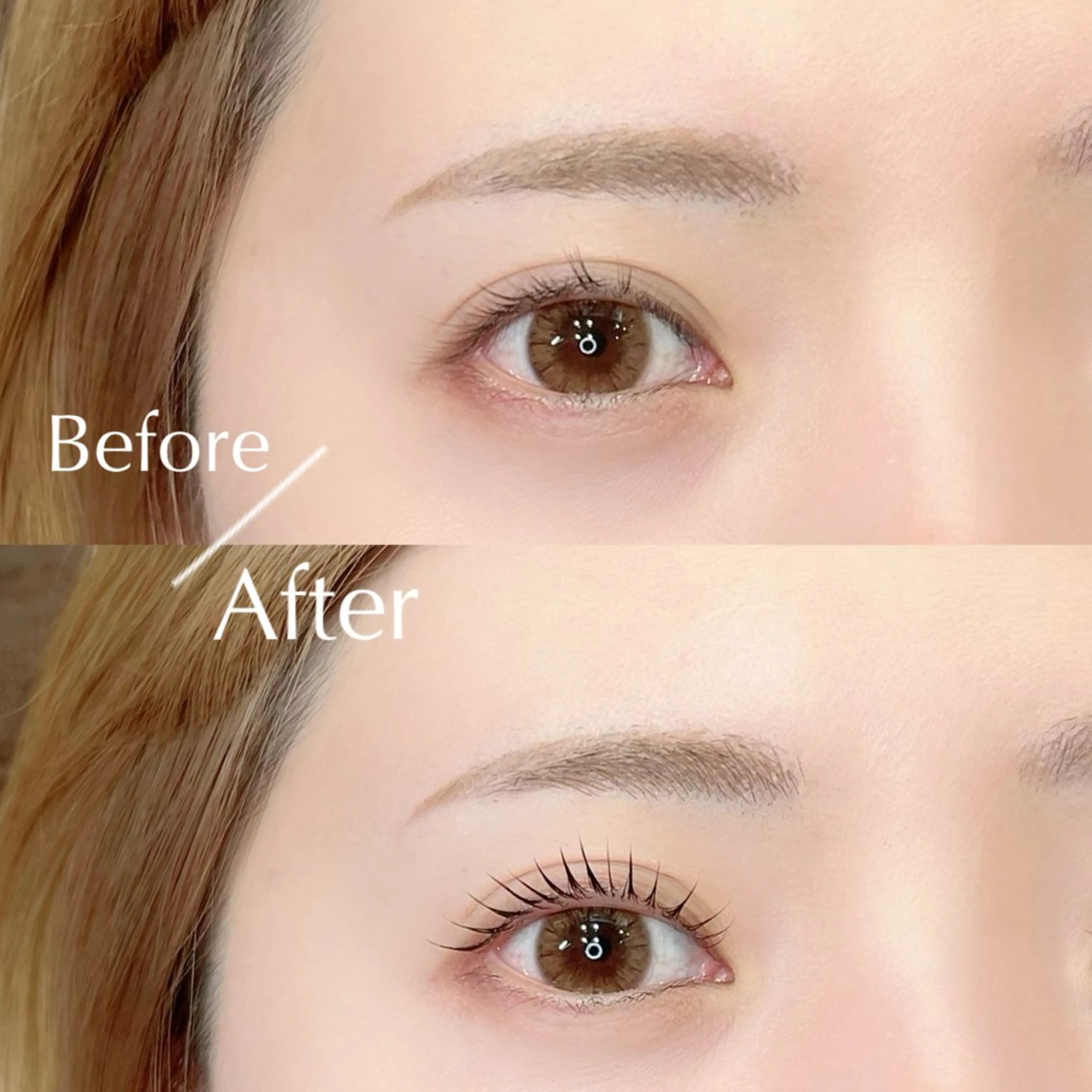 マツエク・マツパ パリジェンヌラッシュリフト 一重×まつ毛パーマ Eye lashのマツエク・マツパデザイン